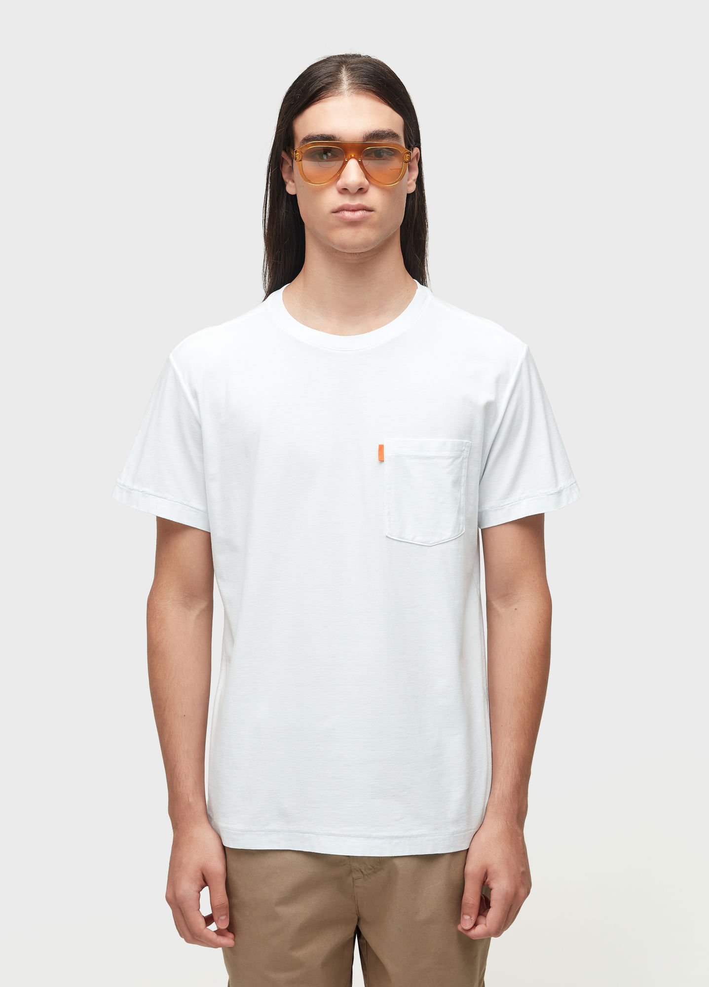 T-shirt washed pocket spot
