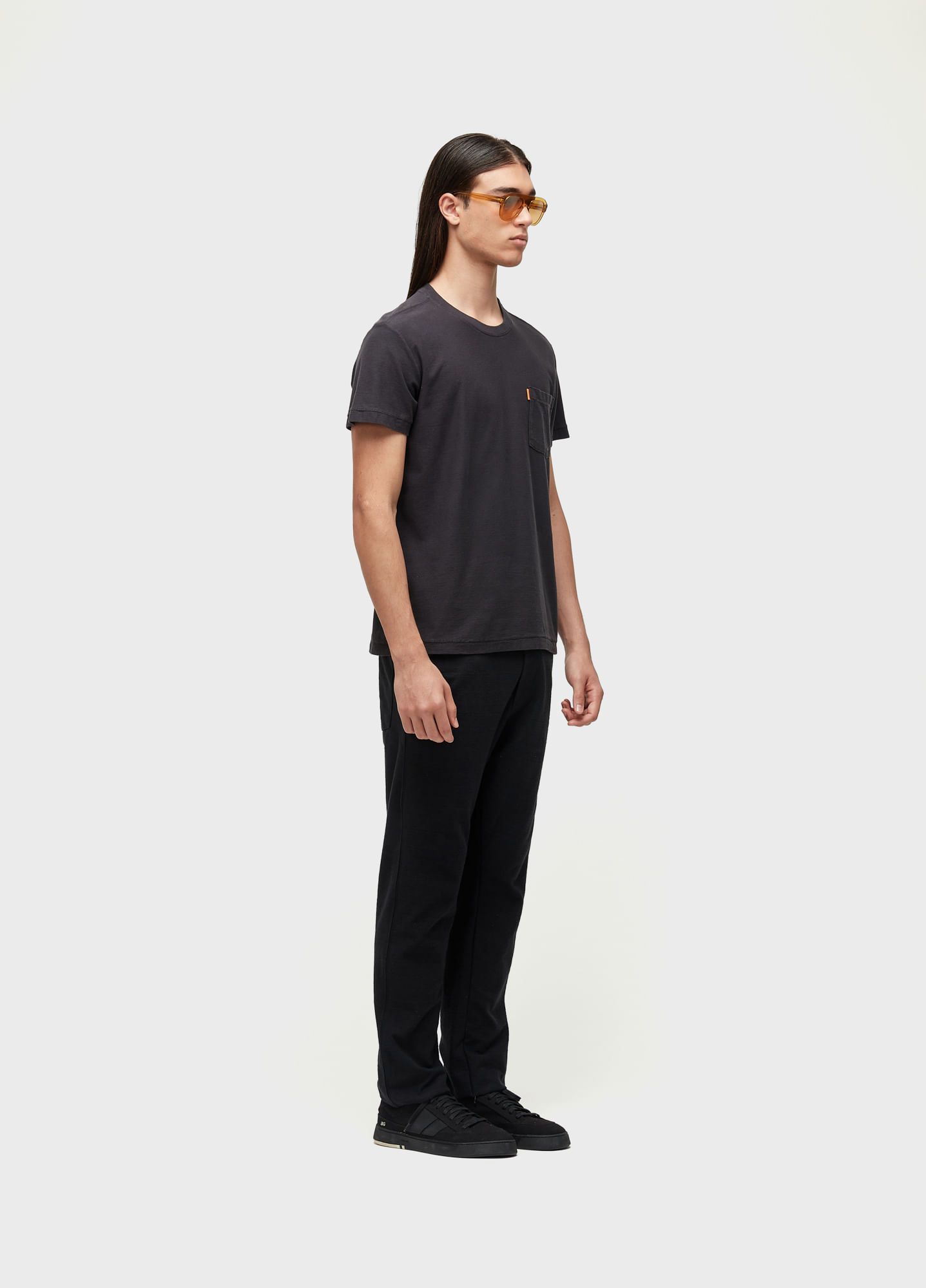 T-shirt washed pocket spot