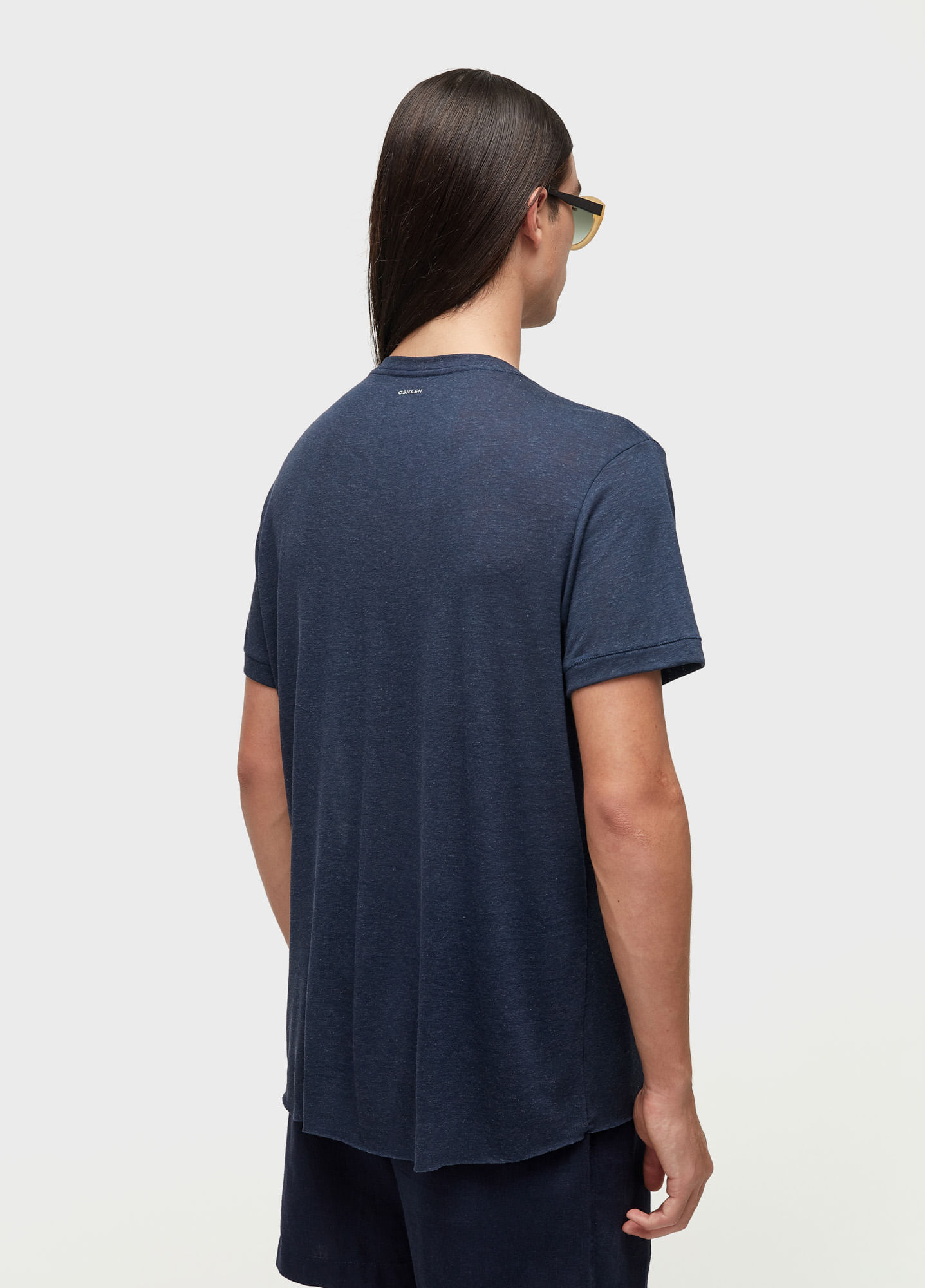 T-shirt seahorse light linen