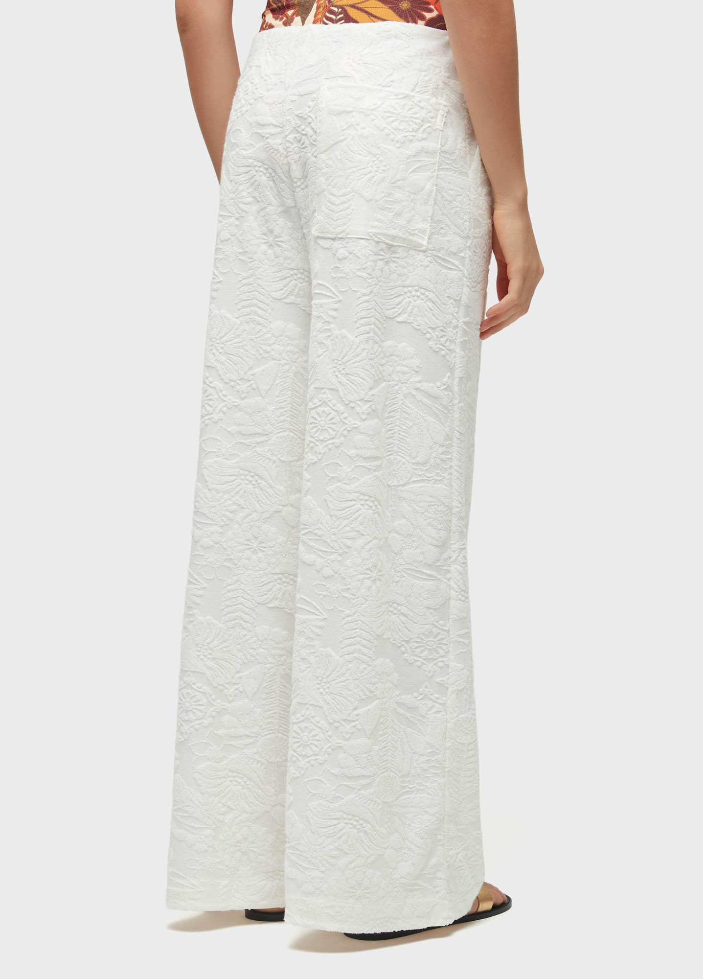 Calça atoalhada garden party