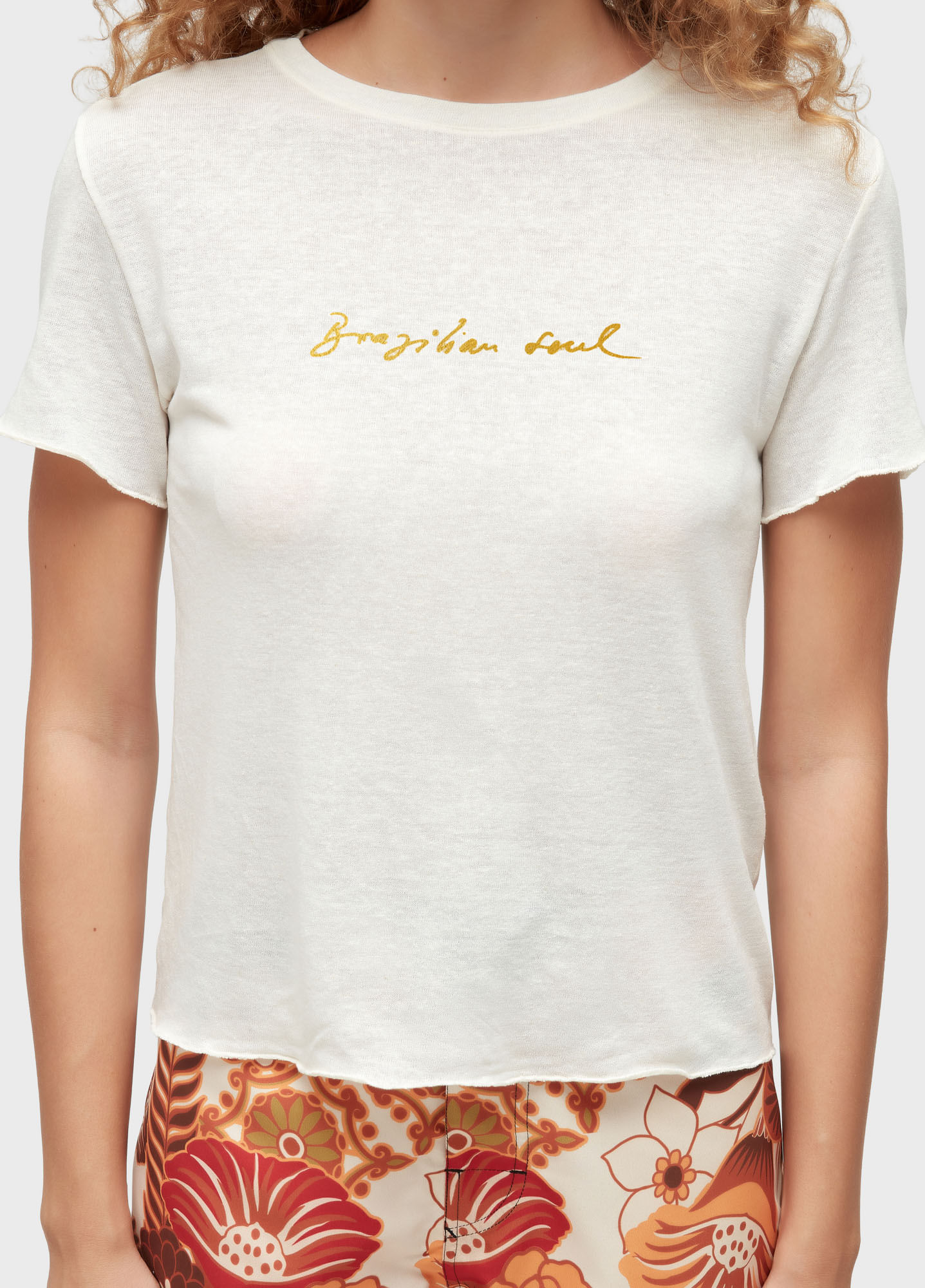 T-shirt  brazilian soul gold