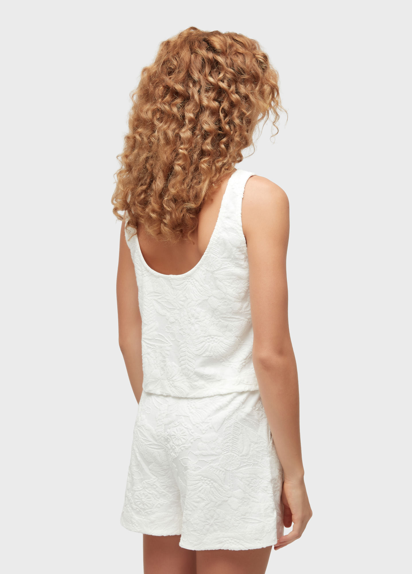 Regata atoalhada garden party