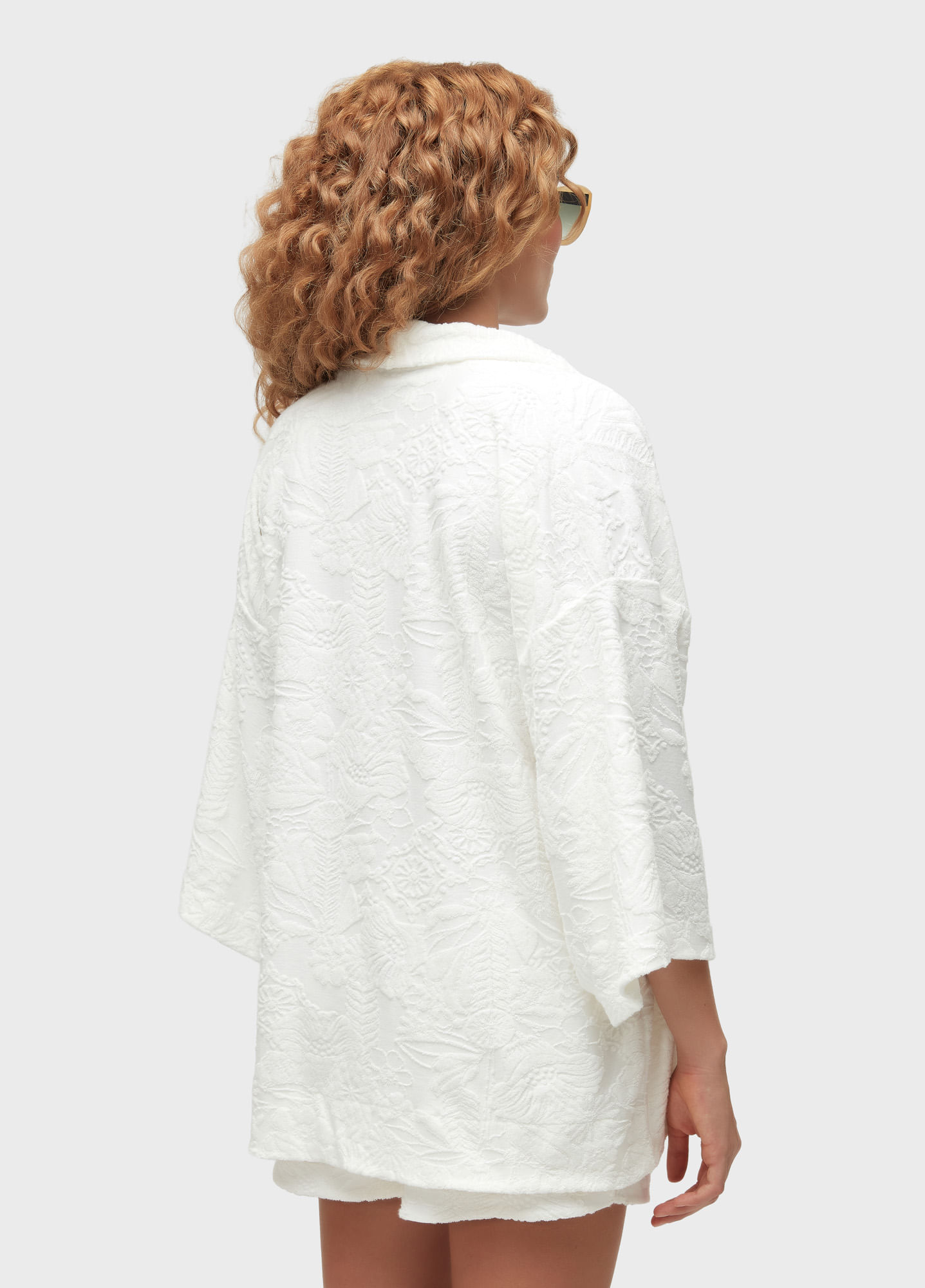 Kimono  atoalhado garden party