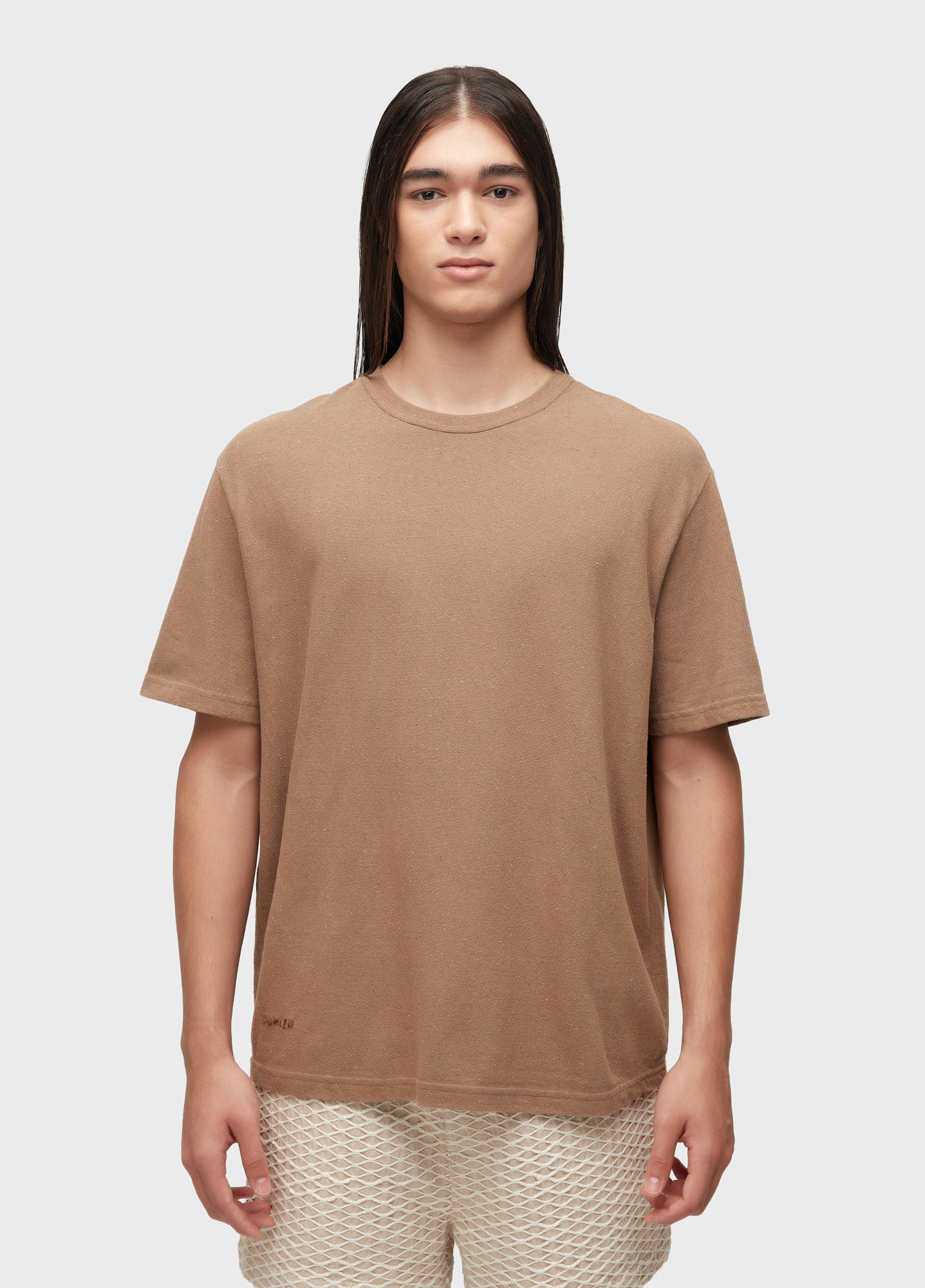 T-shirt over rustic yoke embroidered | Osklen