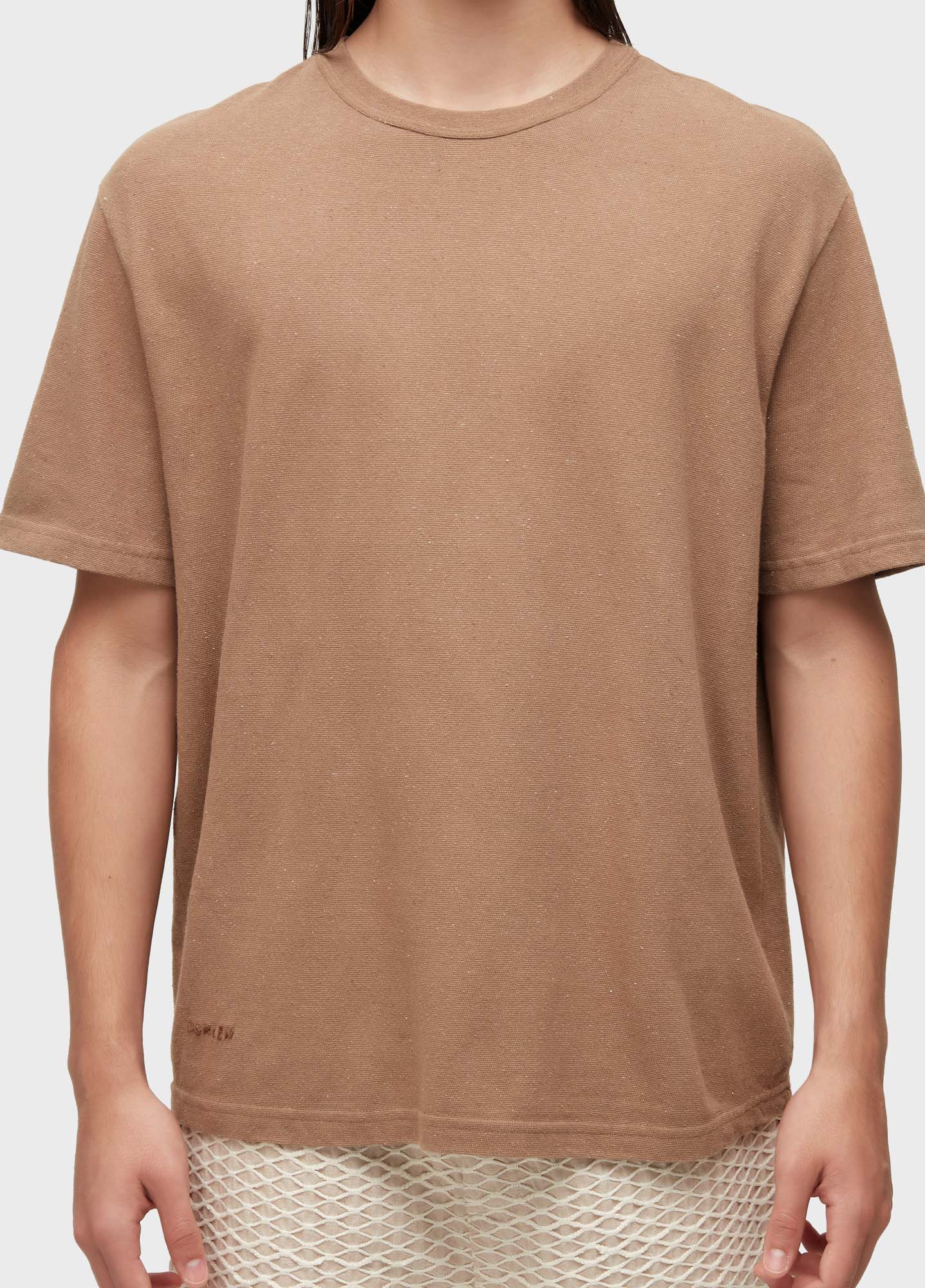 T-shirt over rustic yoke embroidered