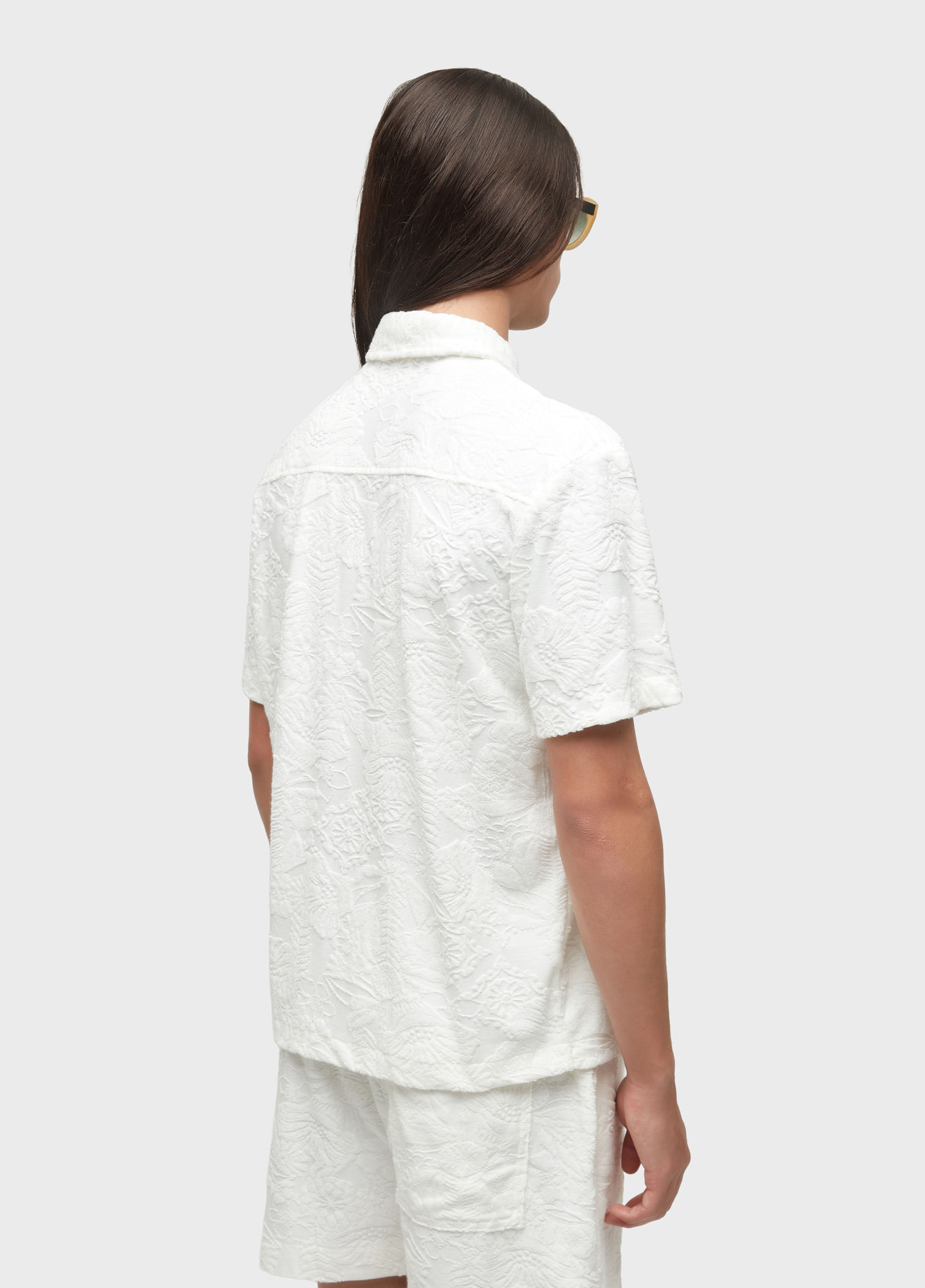 Camisa nature jacquard atoalhado