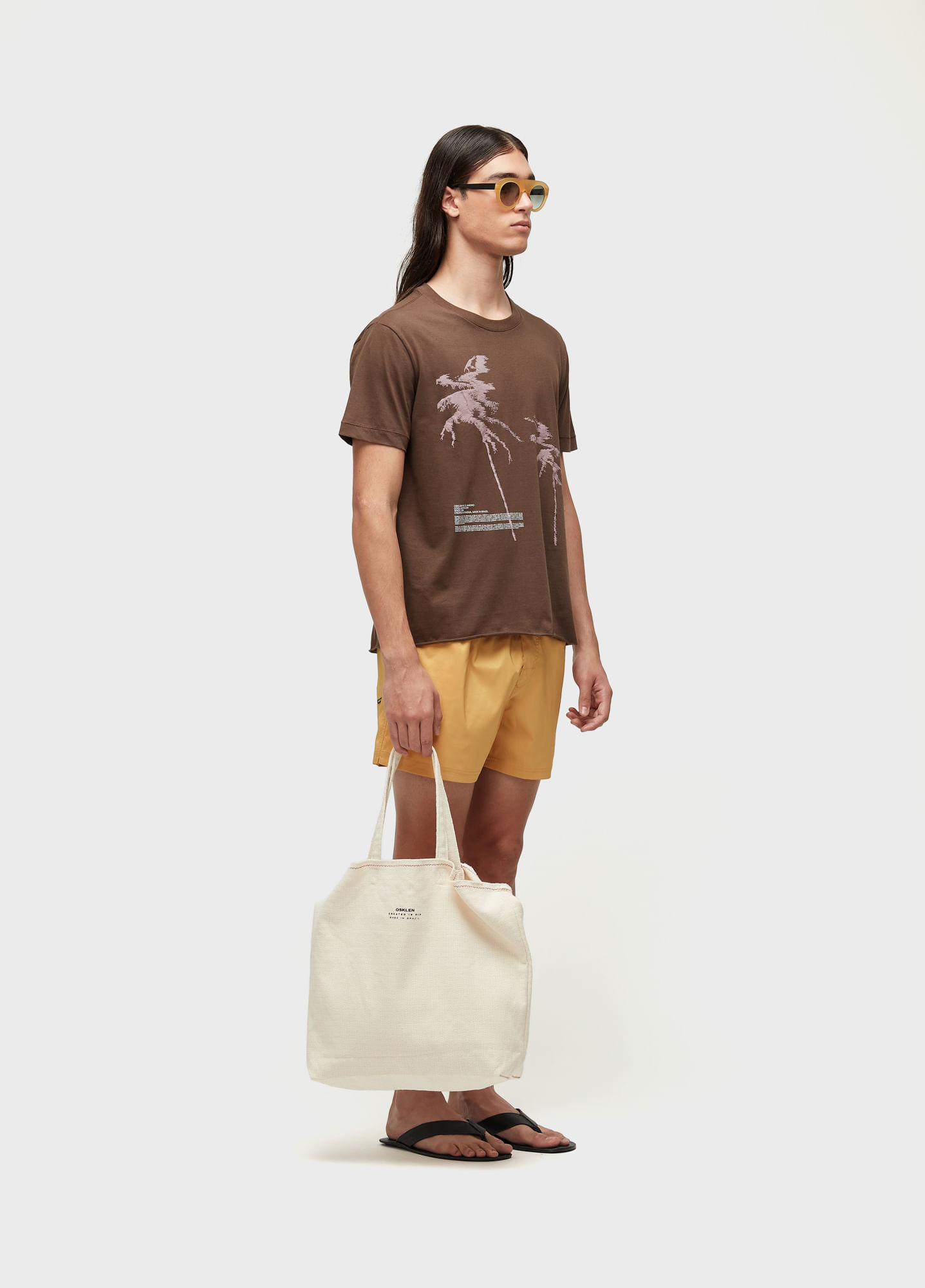 T-shirt reflexo palm tree