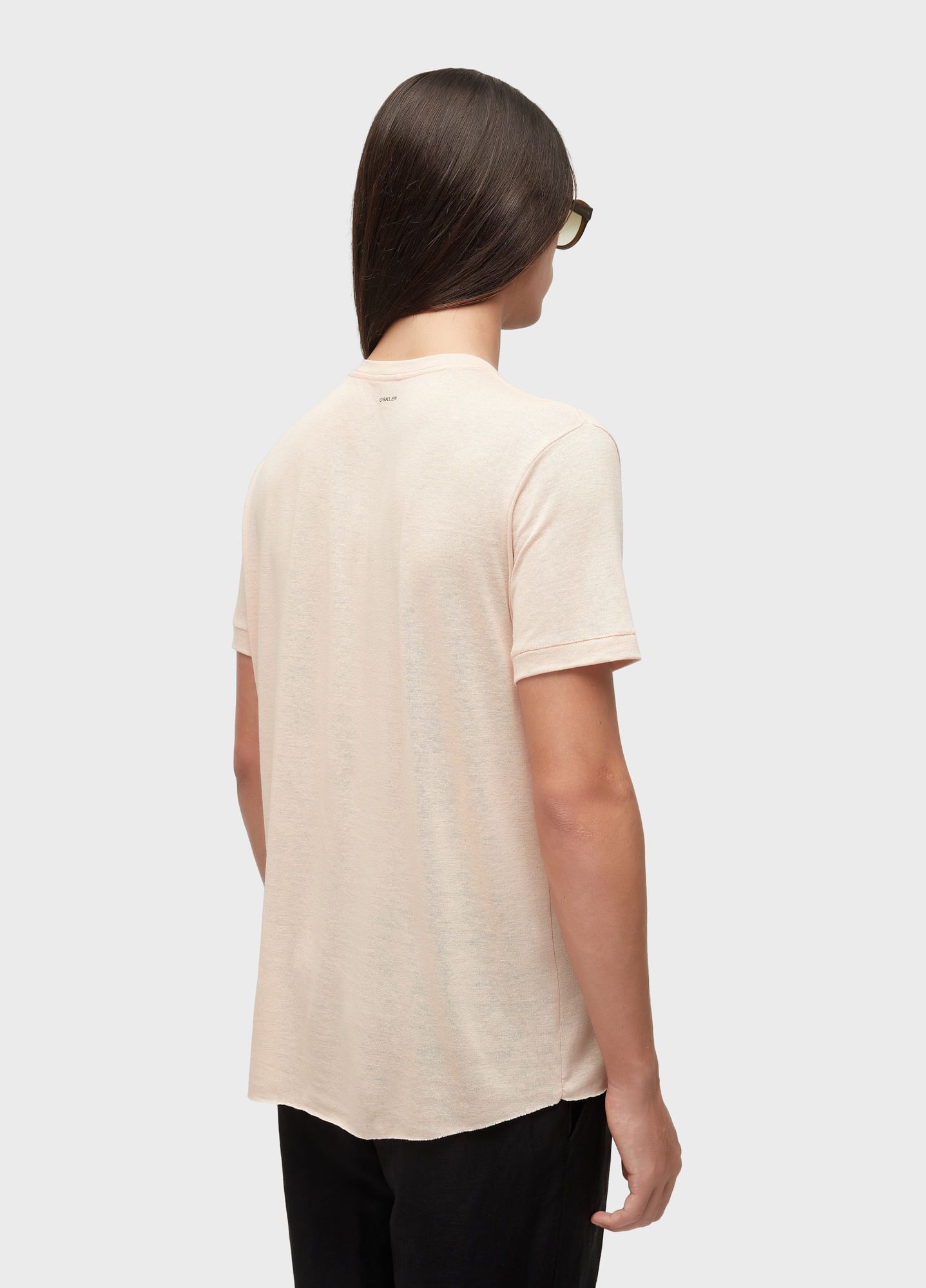 T-shirt made in brazil light linen