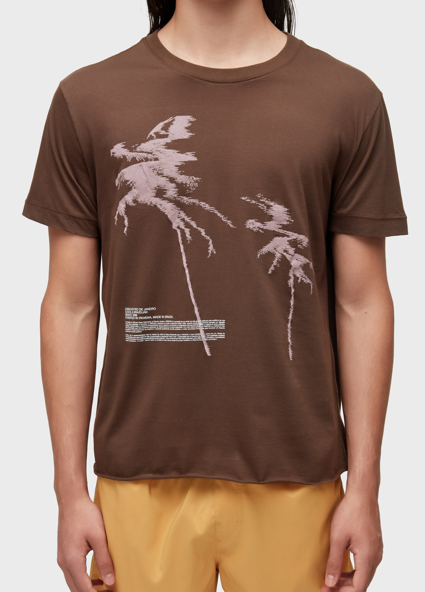 T-shirt reflexo palm tree