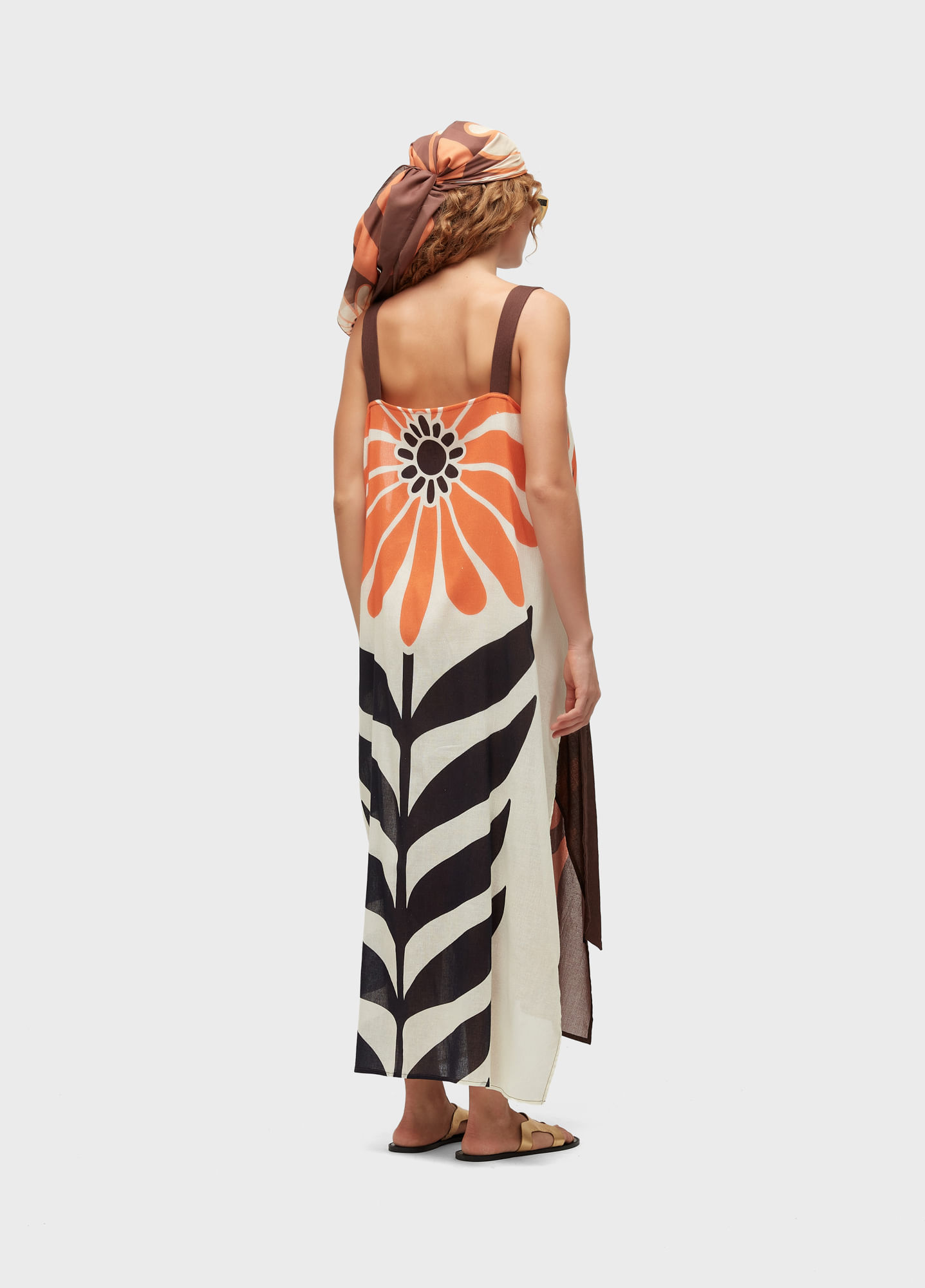 Vestido praia pareo daisy