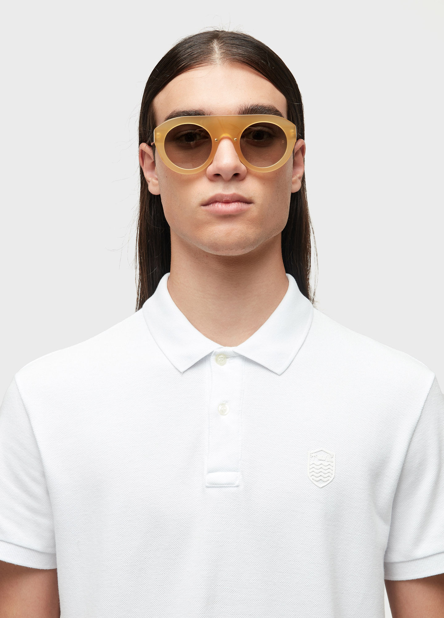 Polo  brasão embossed color