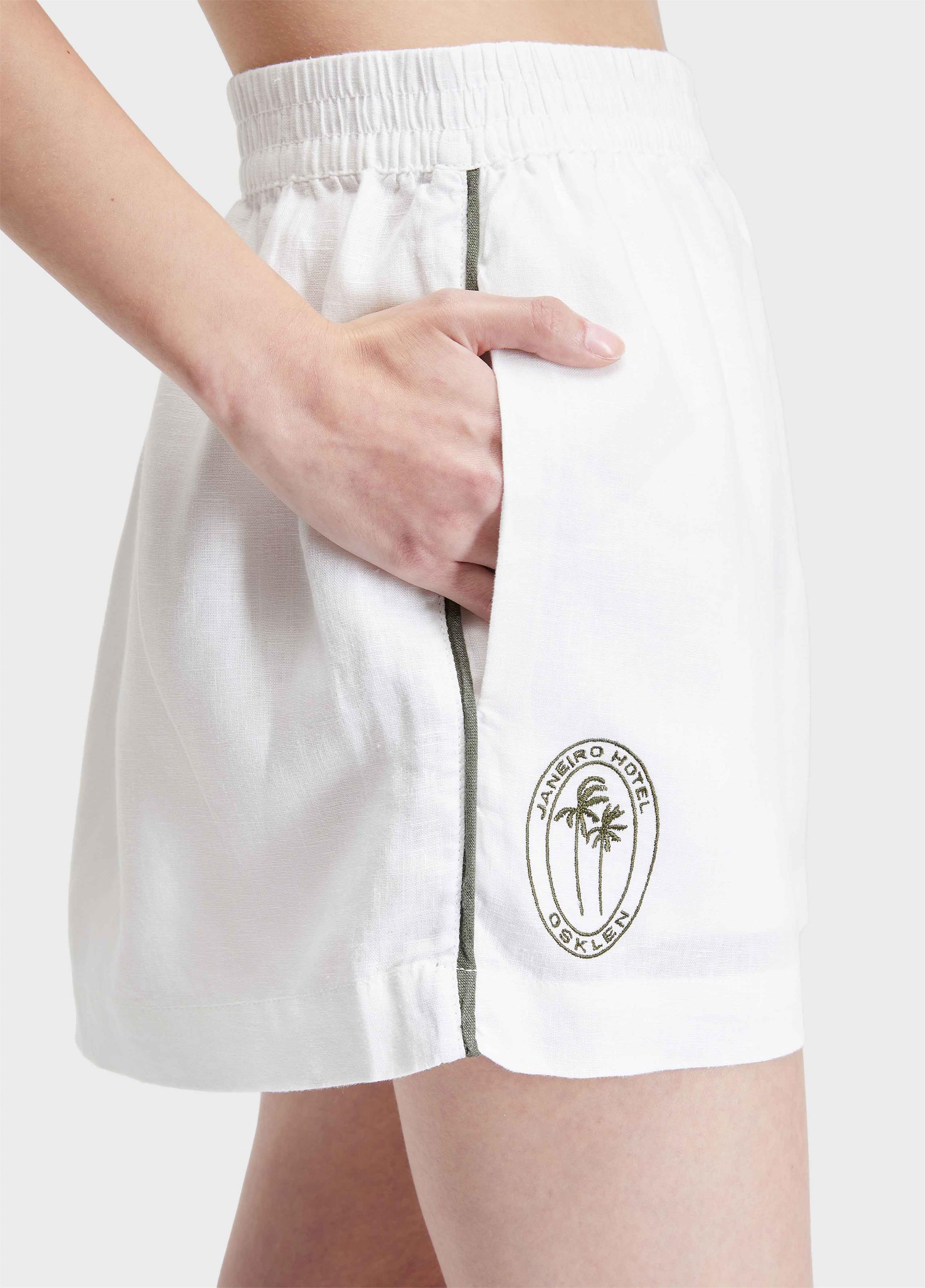 Short pjs linho janeiro hotel