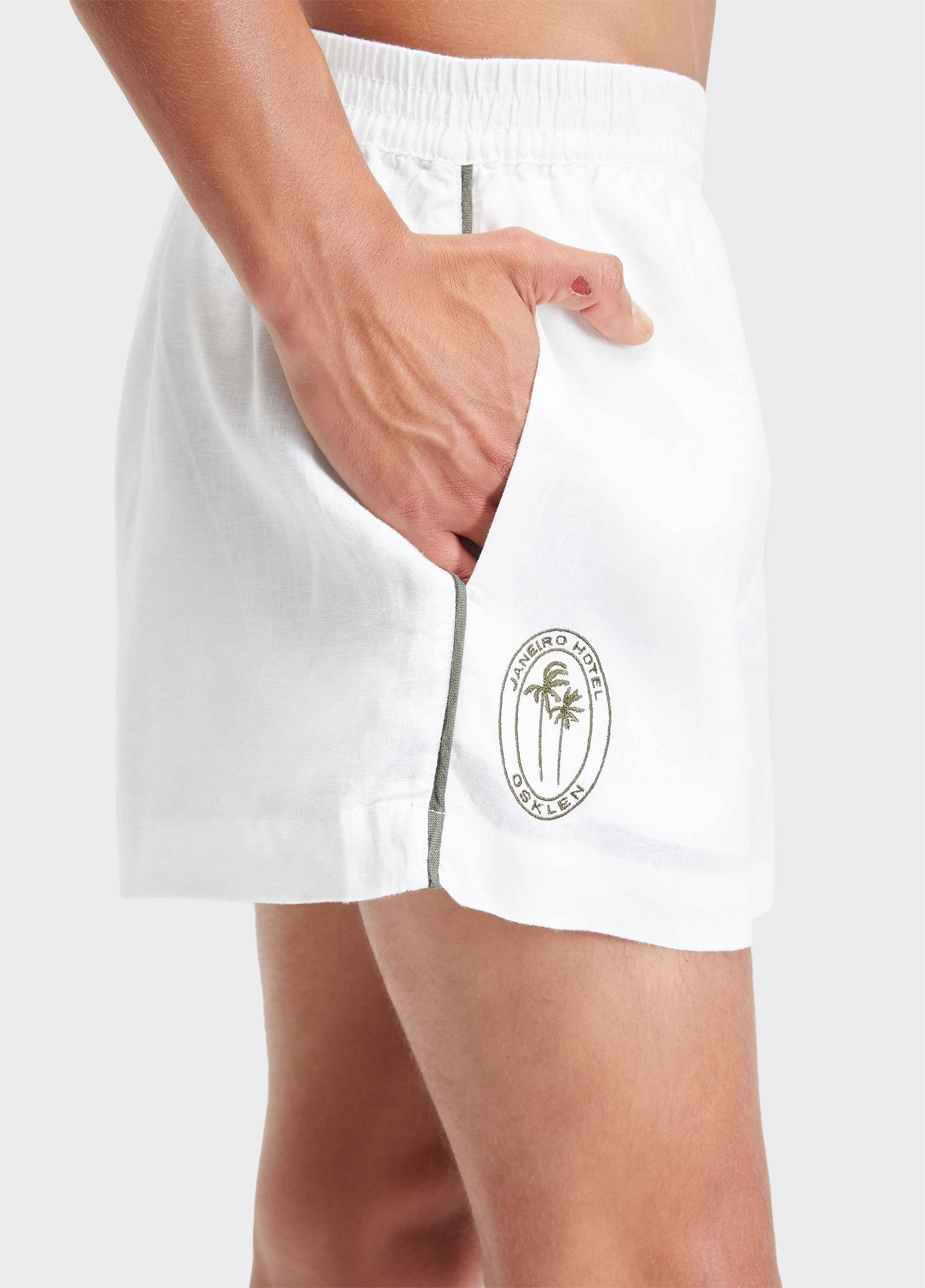 Short pjs linho janeiro hotel