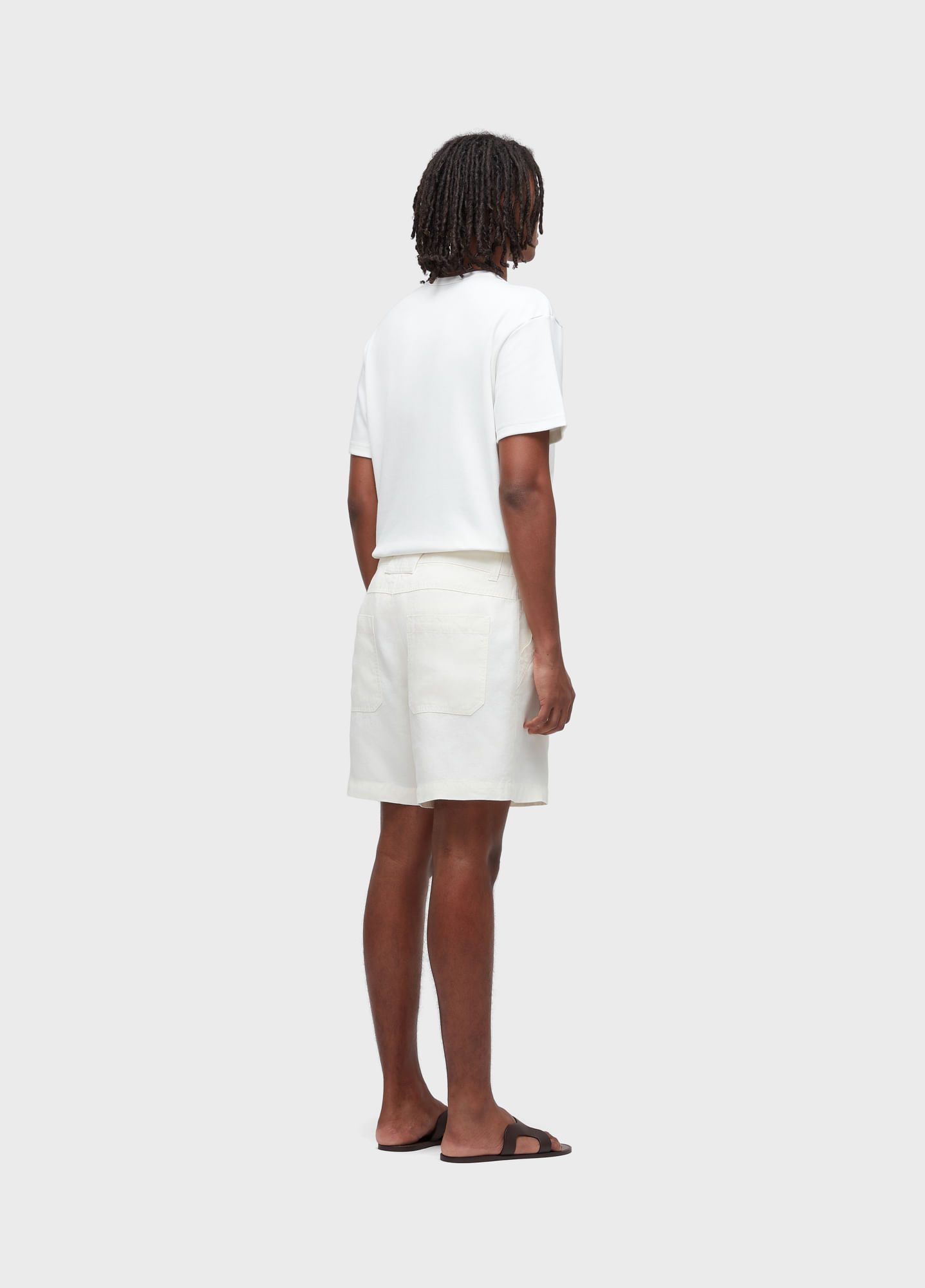 Bermuda alfaiataria flow linen