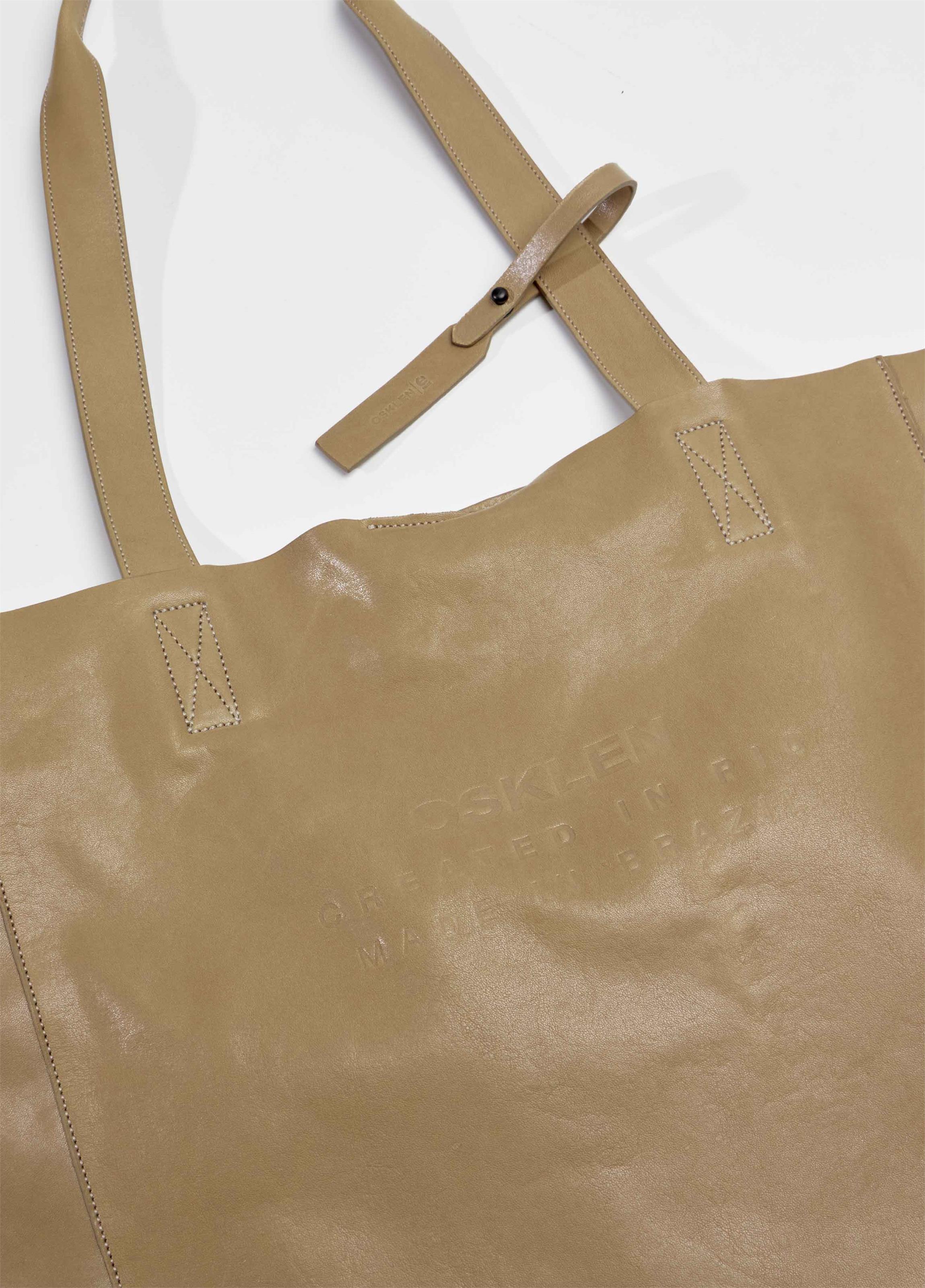 Bolsa tote e leather large