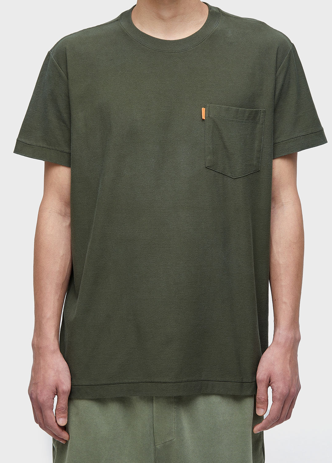 T-shirt washed pocket spot