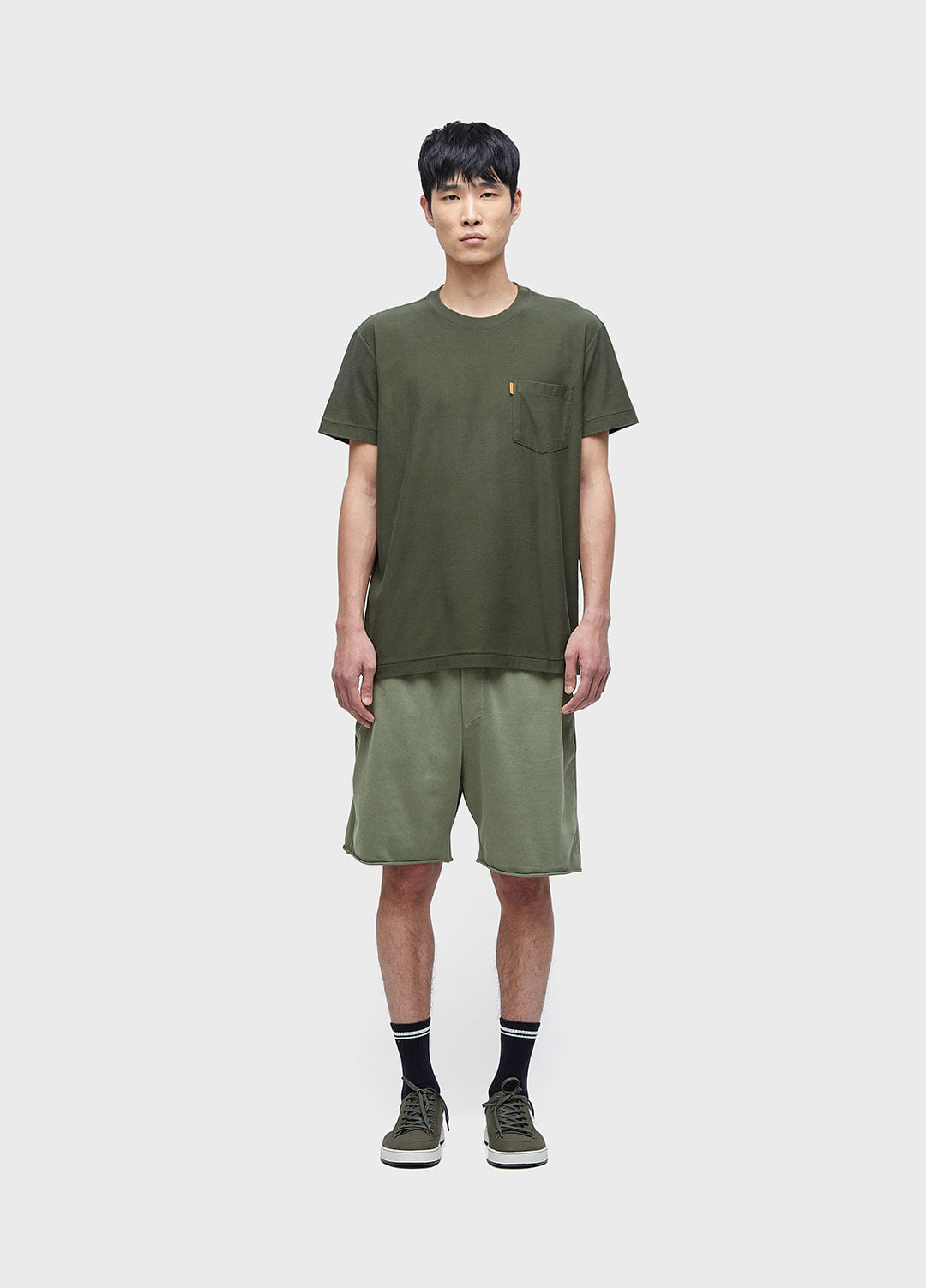 T-shirt washed pocket spot