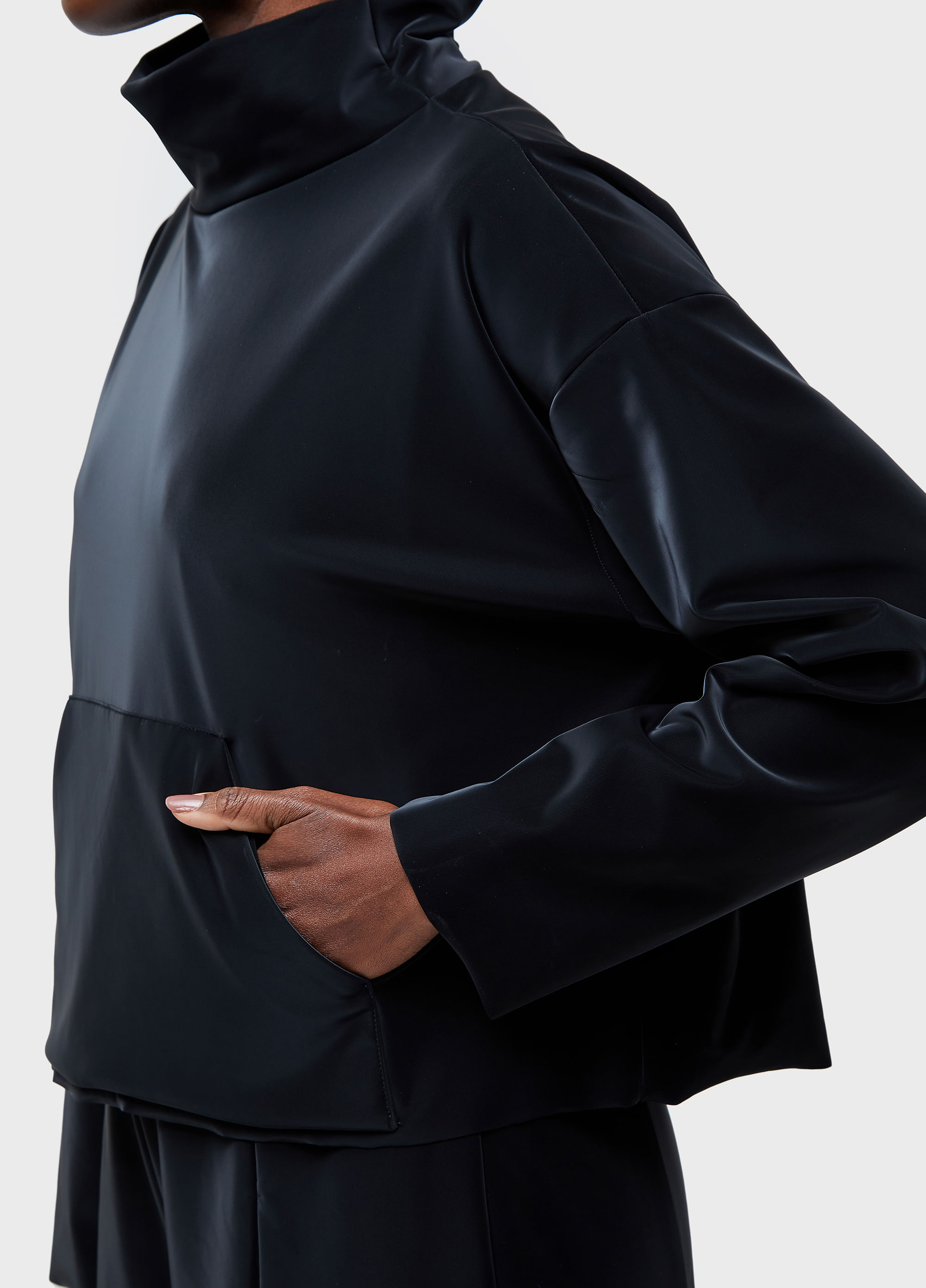 Casaco cropped selado