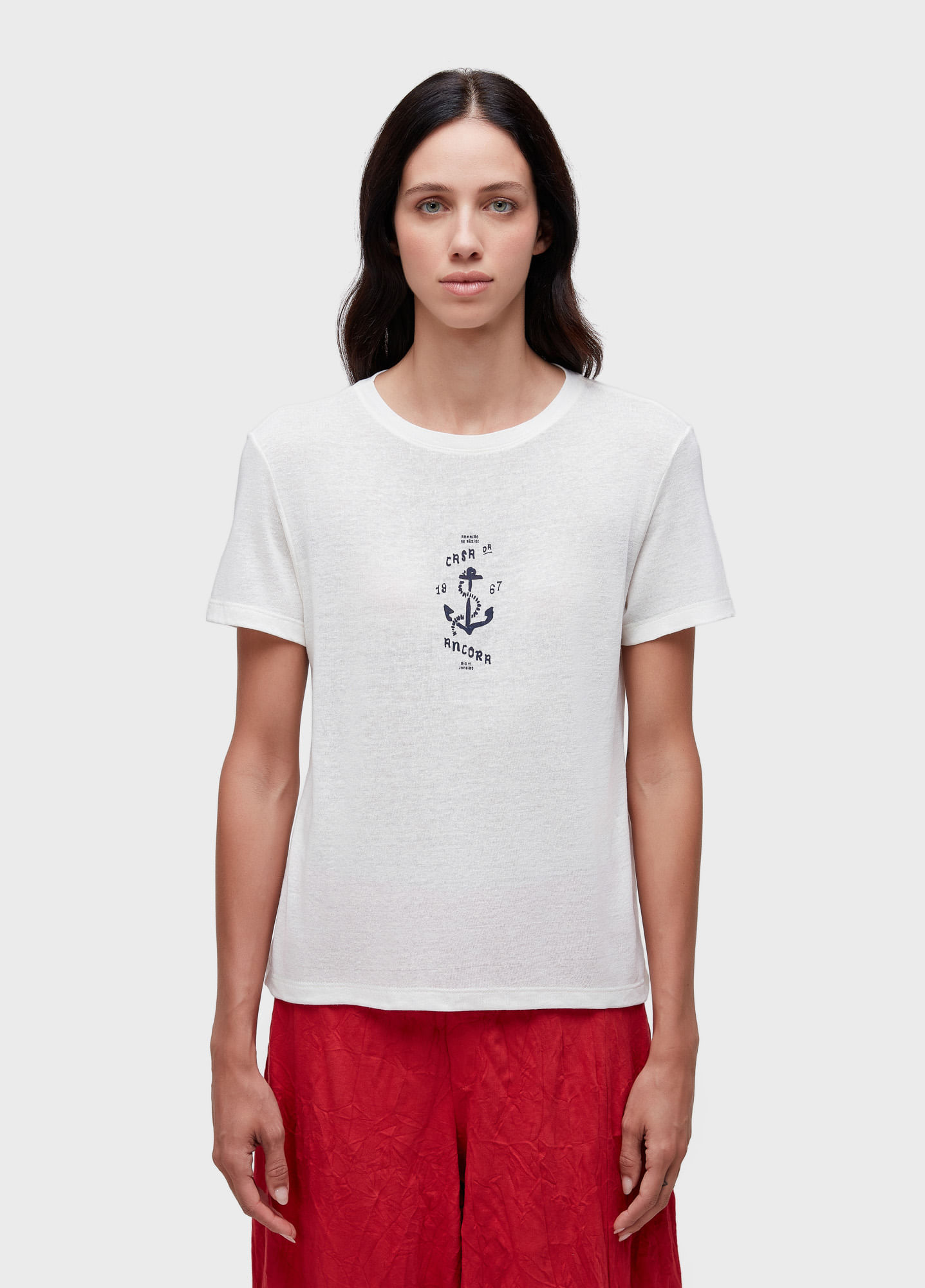 T-shirt casa da âncora