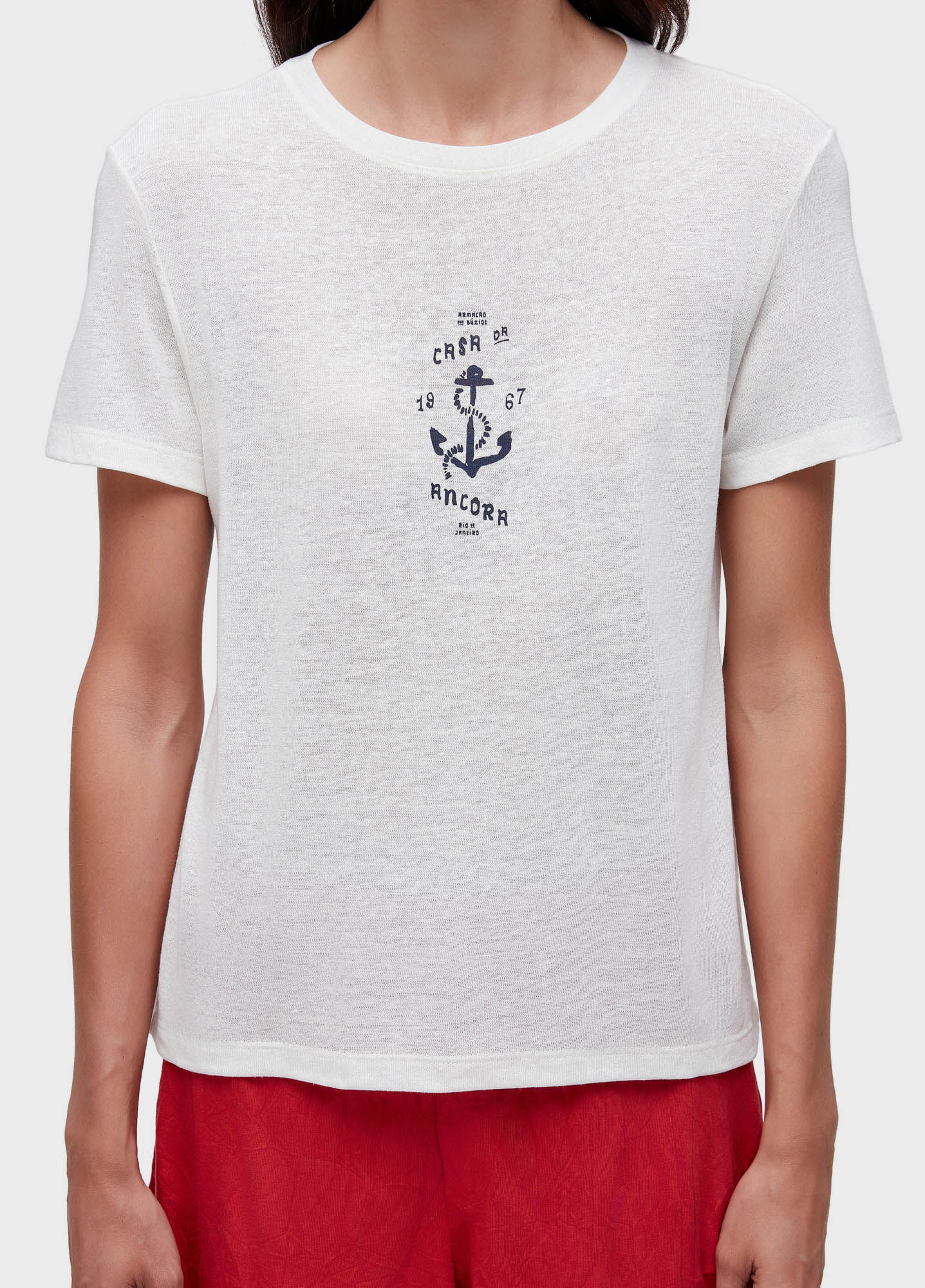 T-shirt casa da âncora
