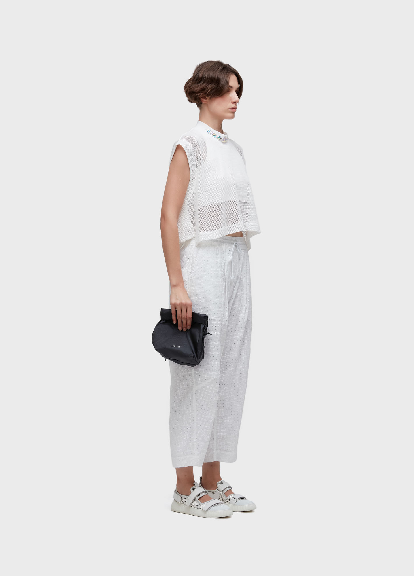 Sleeveless pedras tela