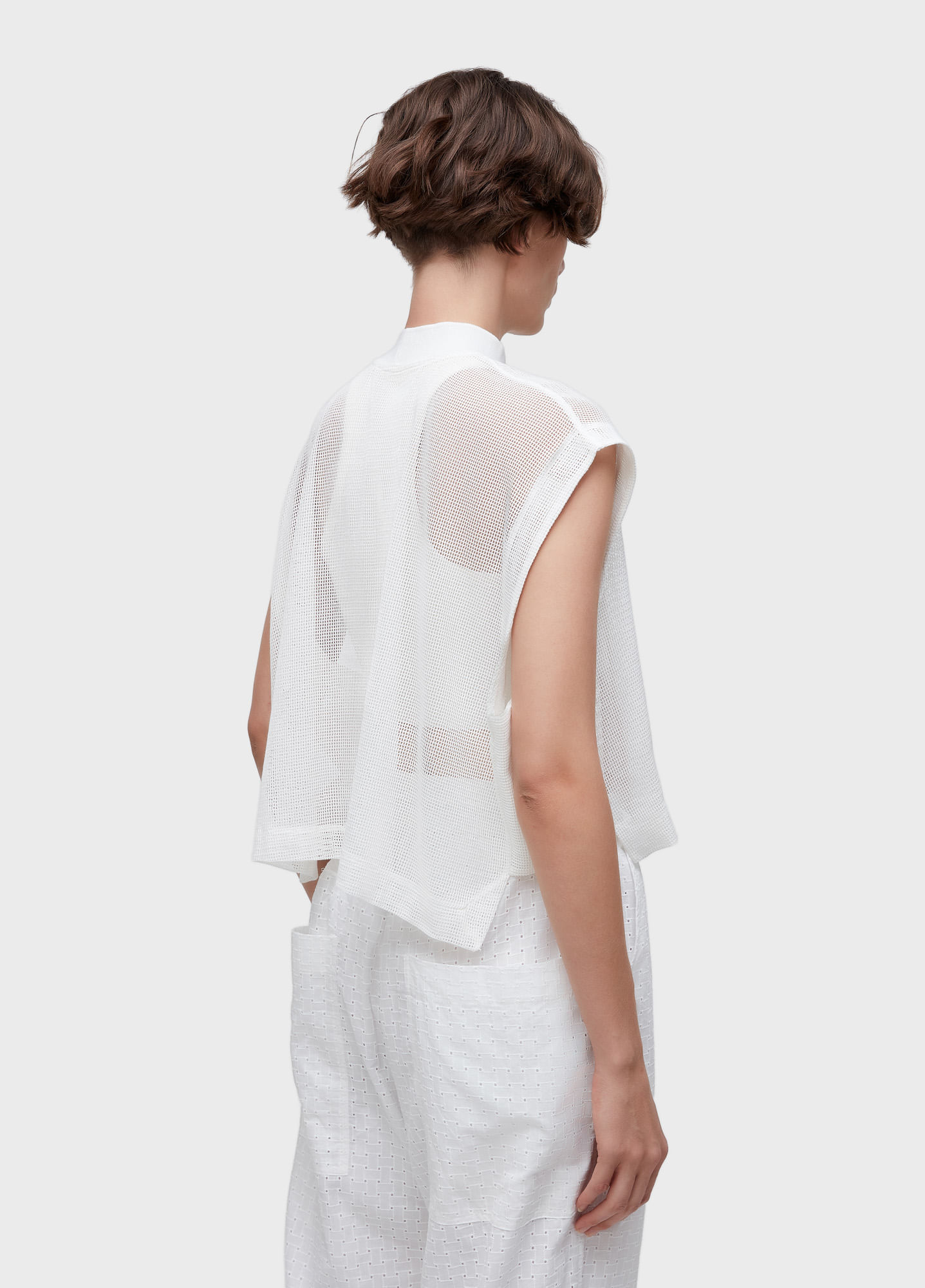 Sleeveless pedras tela