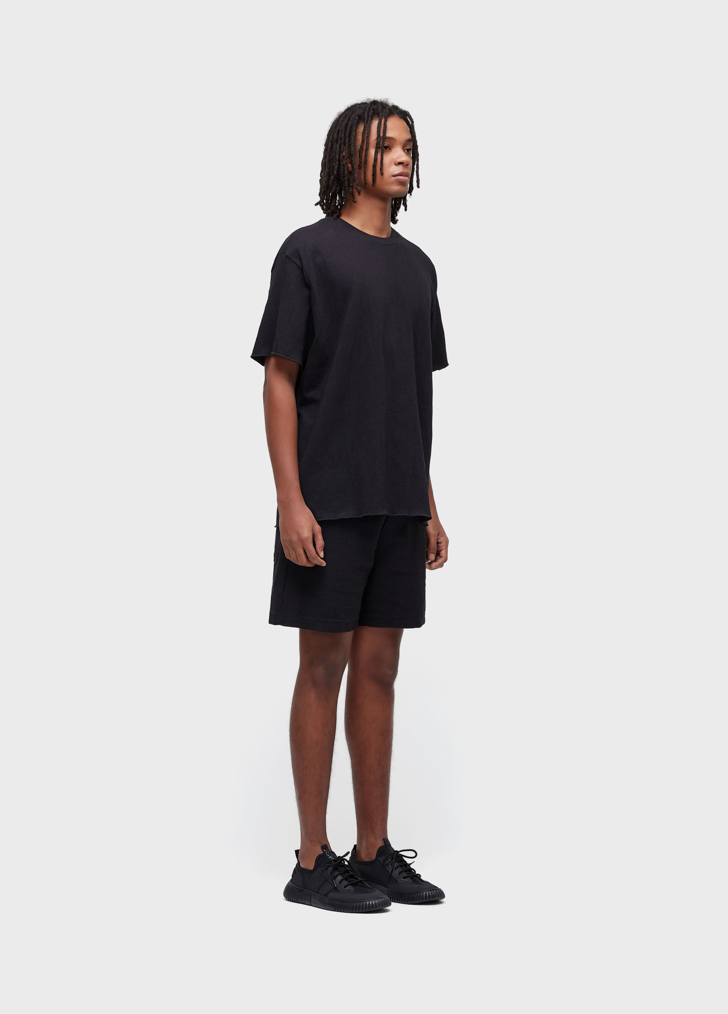 DIFFERENT IS OK Ribbed Cut-out シズニルック T-shirt wrinkled yogue mc | Osklen