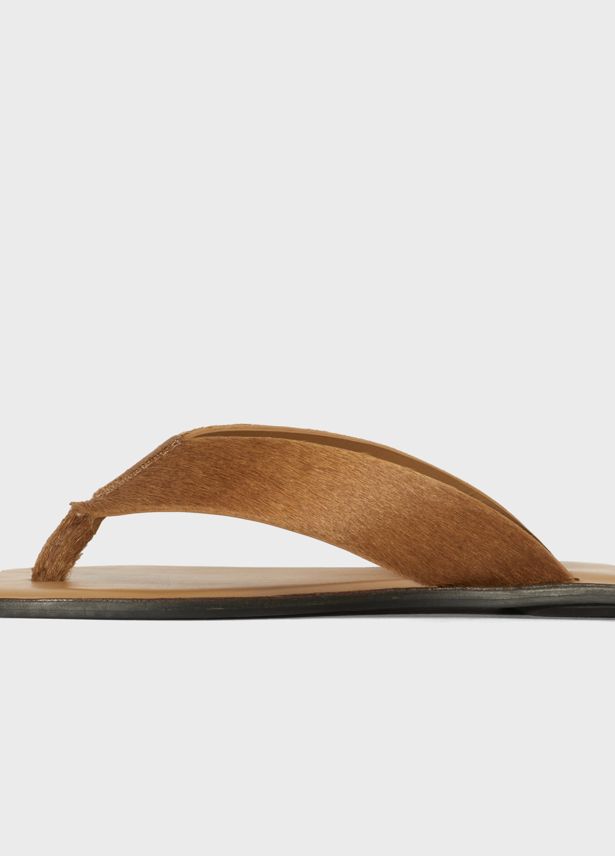 Chinelo flat pelo