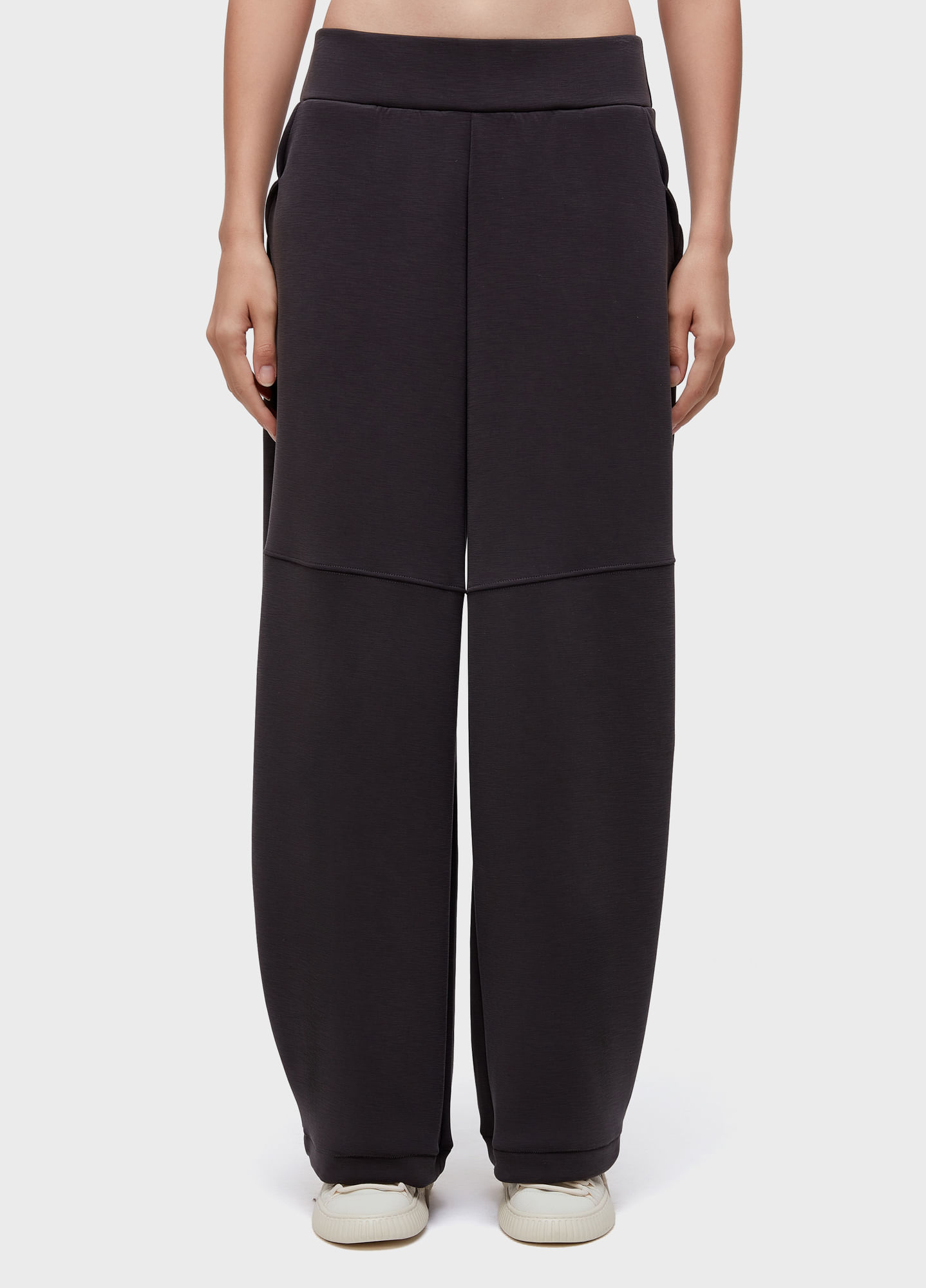 Calça prega washed touch