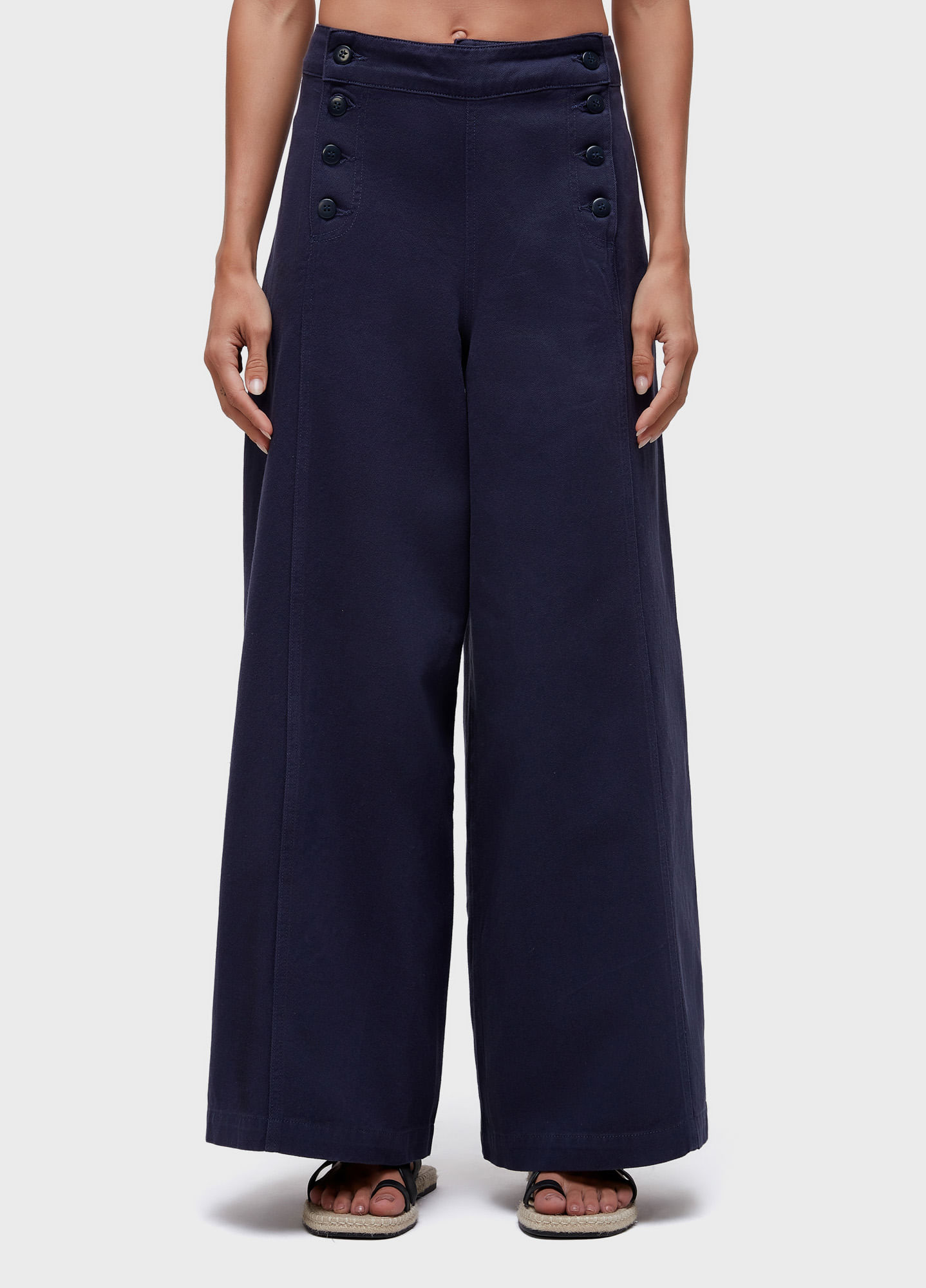 Calça botões marine