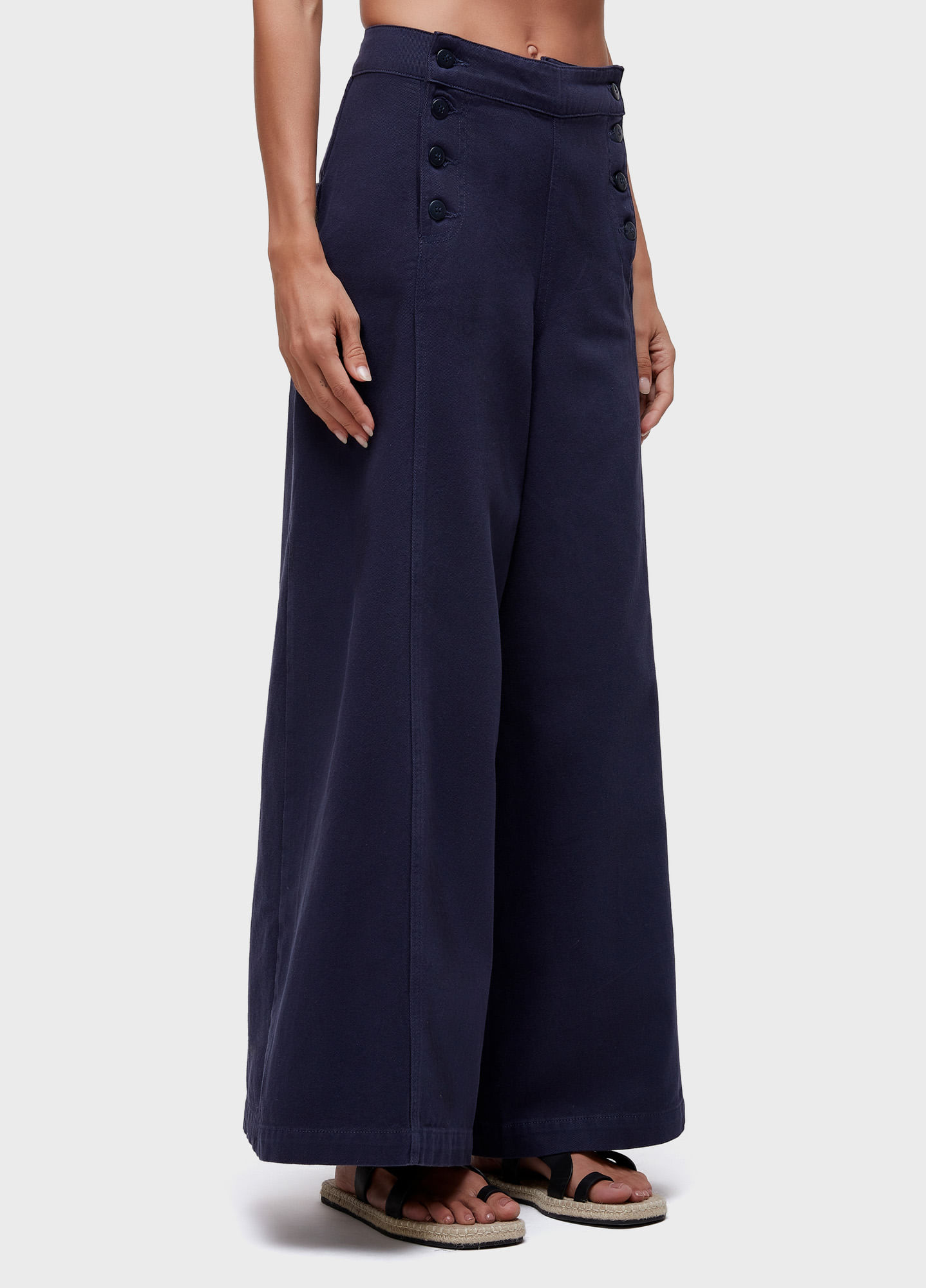 Calça botões marine