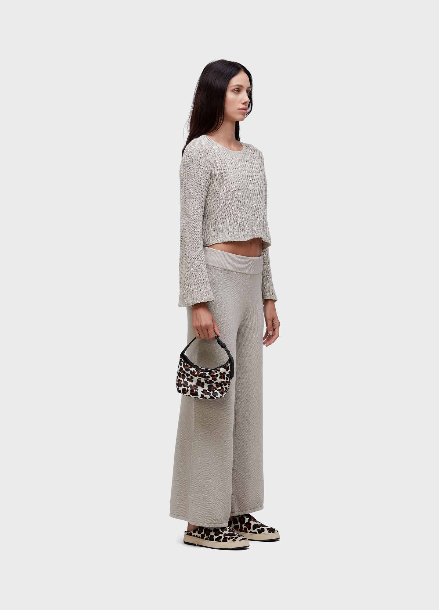 Calça tricot rede
