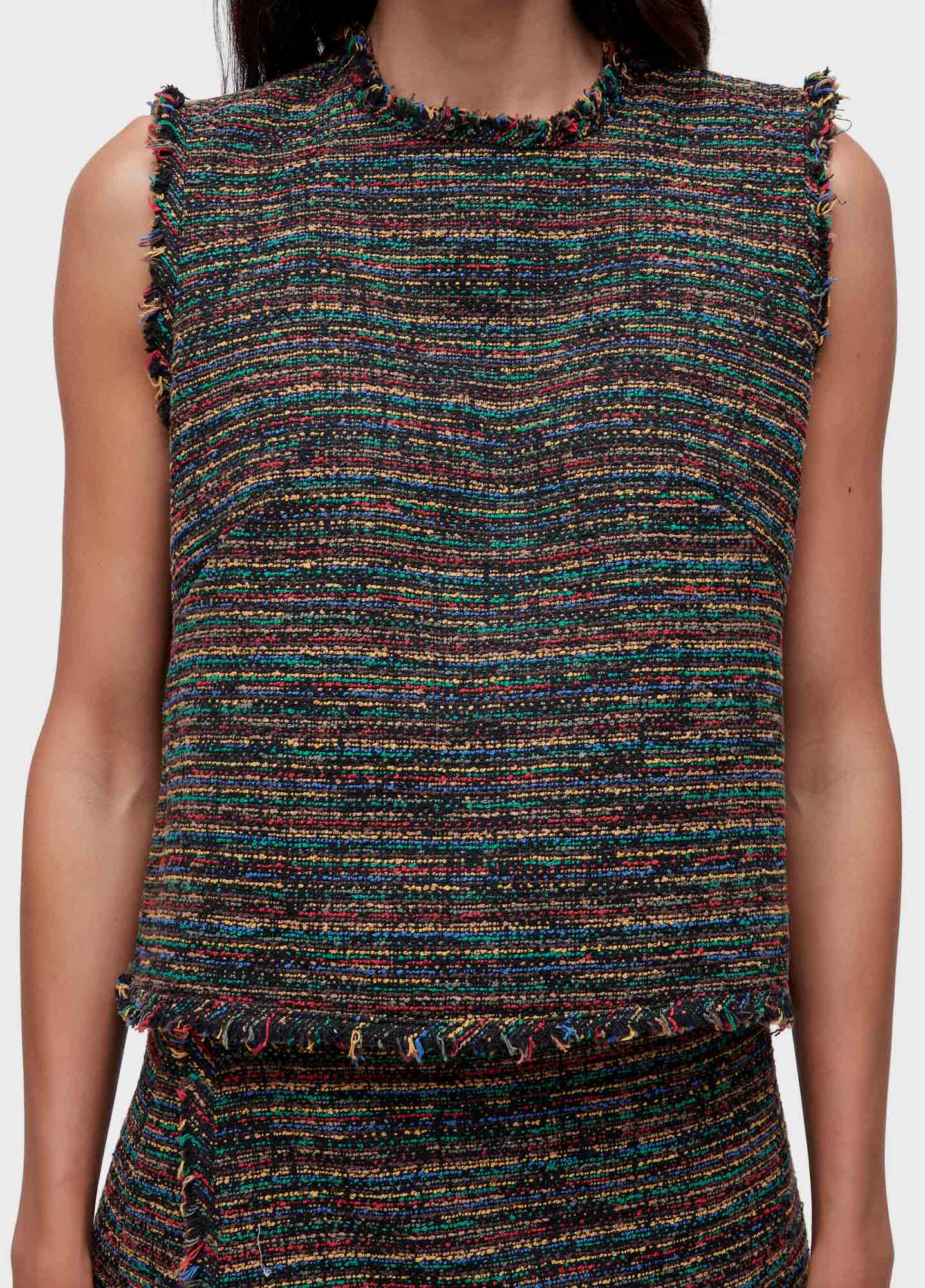 Sleeveless texture colors