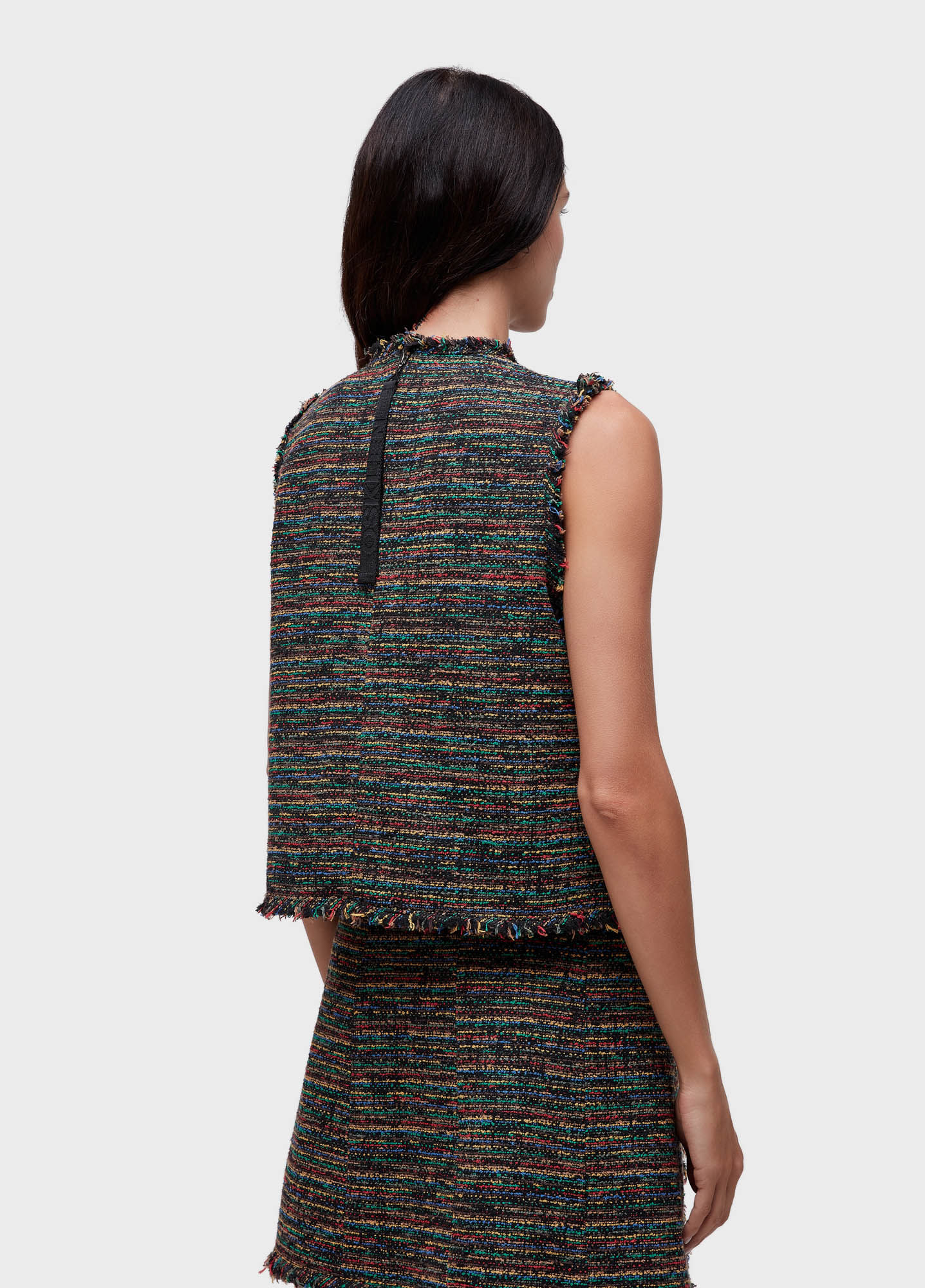 Sleeveless texture colors