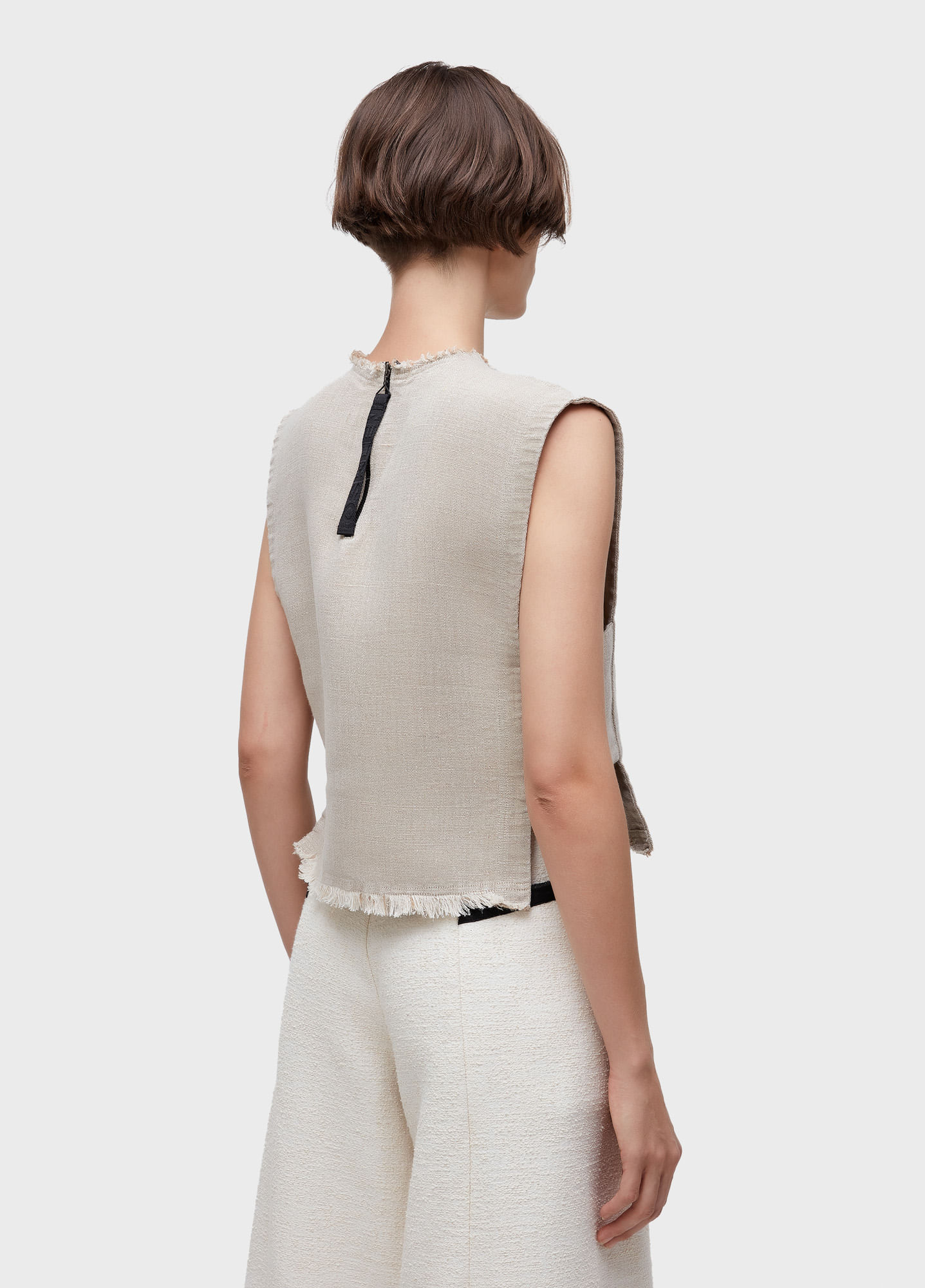 Blusa colete juta cristais