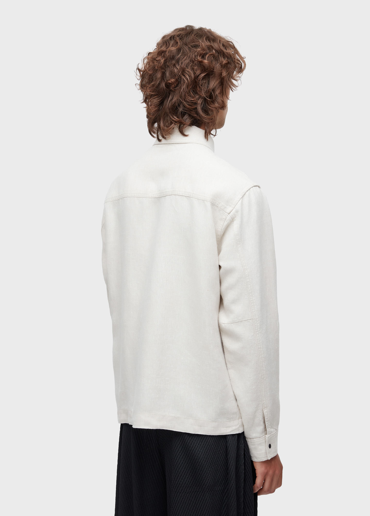 Overshirt utility linen