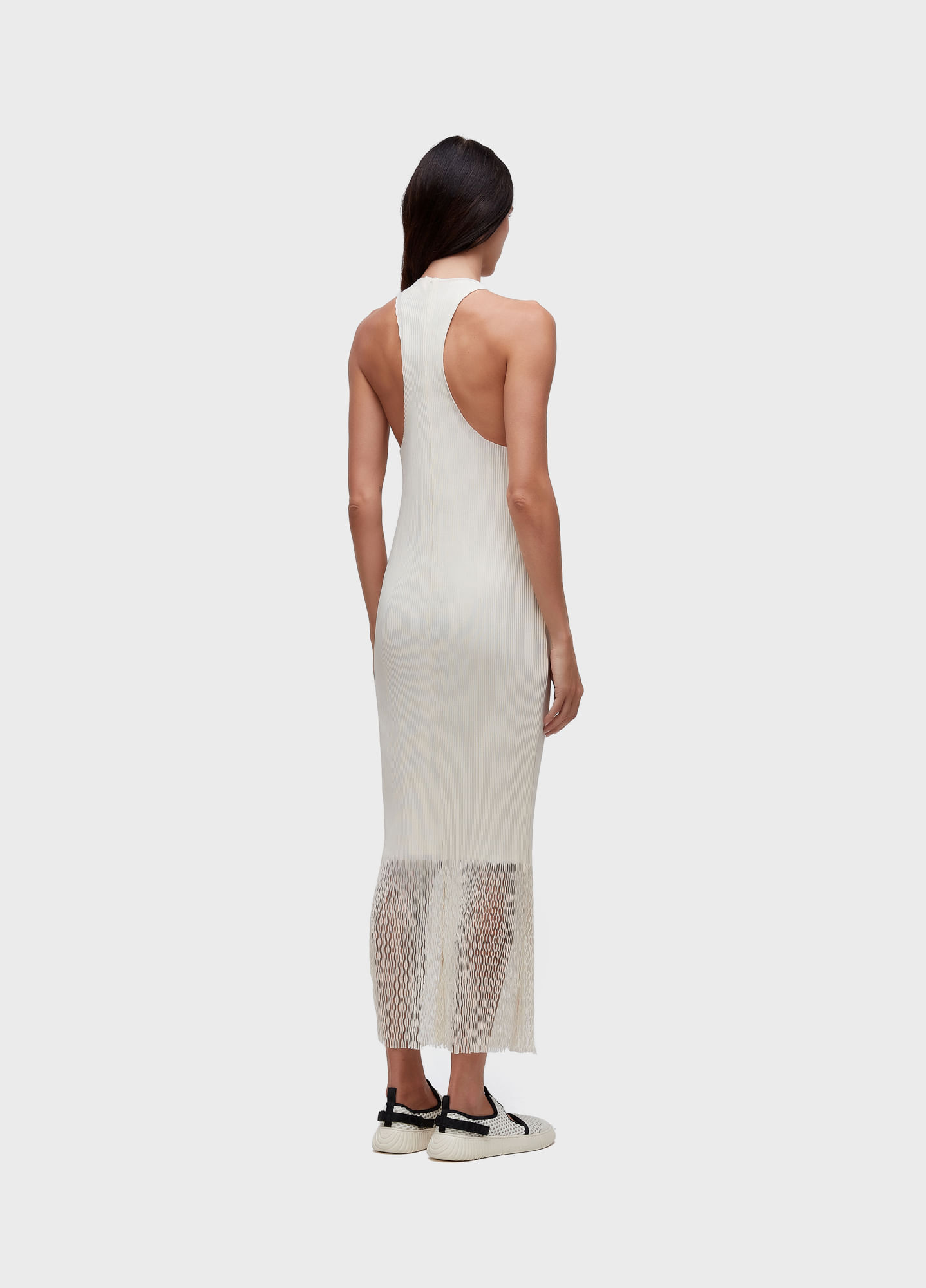 Vestido nadador plisse