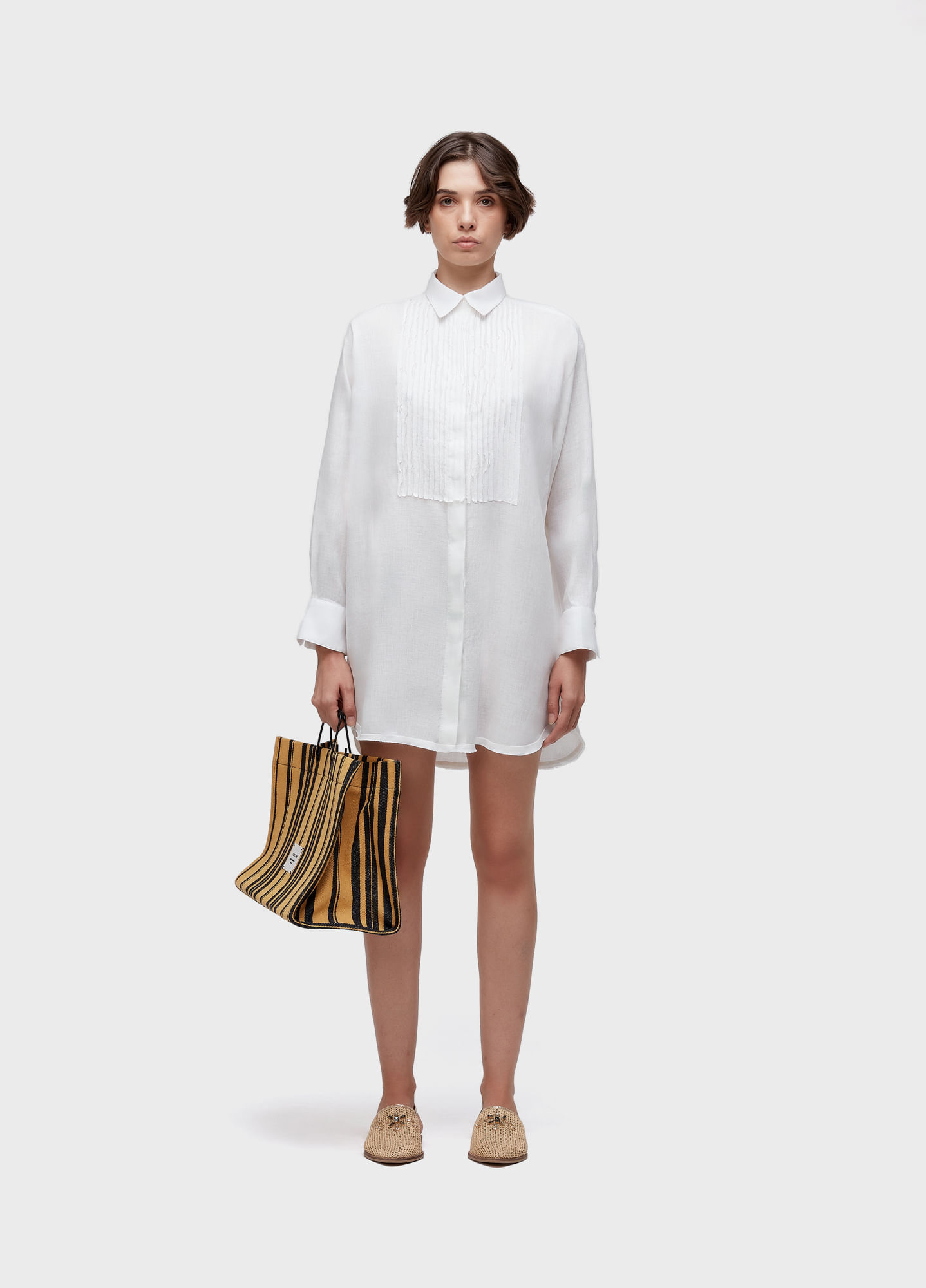 Chemise smoking vies curta