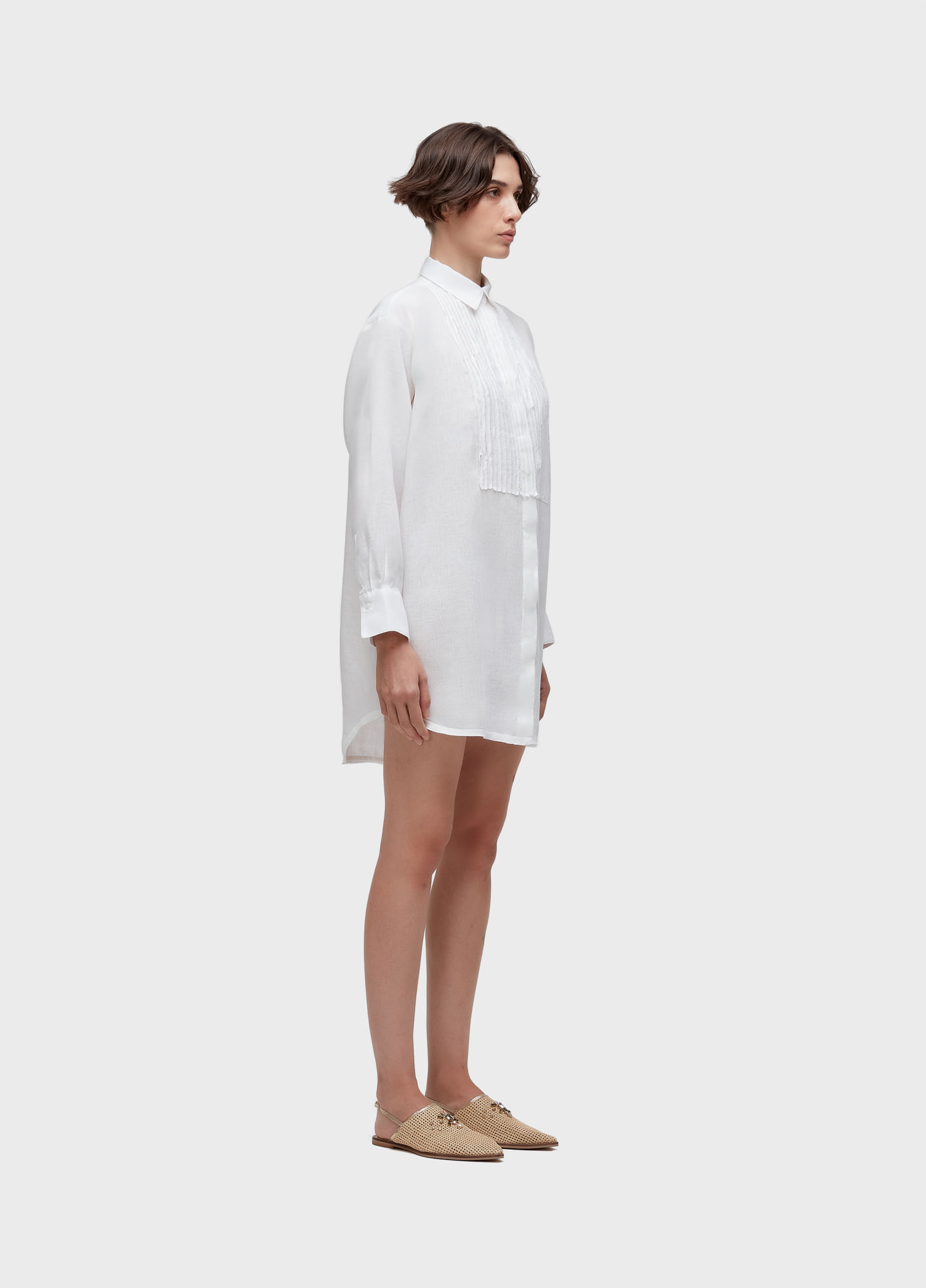 Chemise smoking vies curta