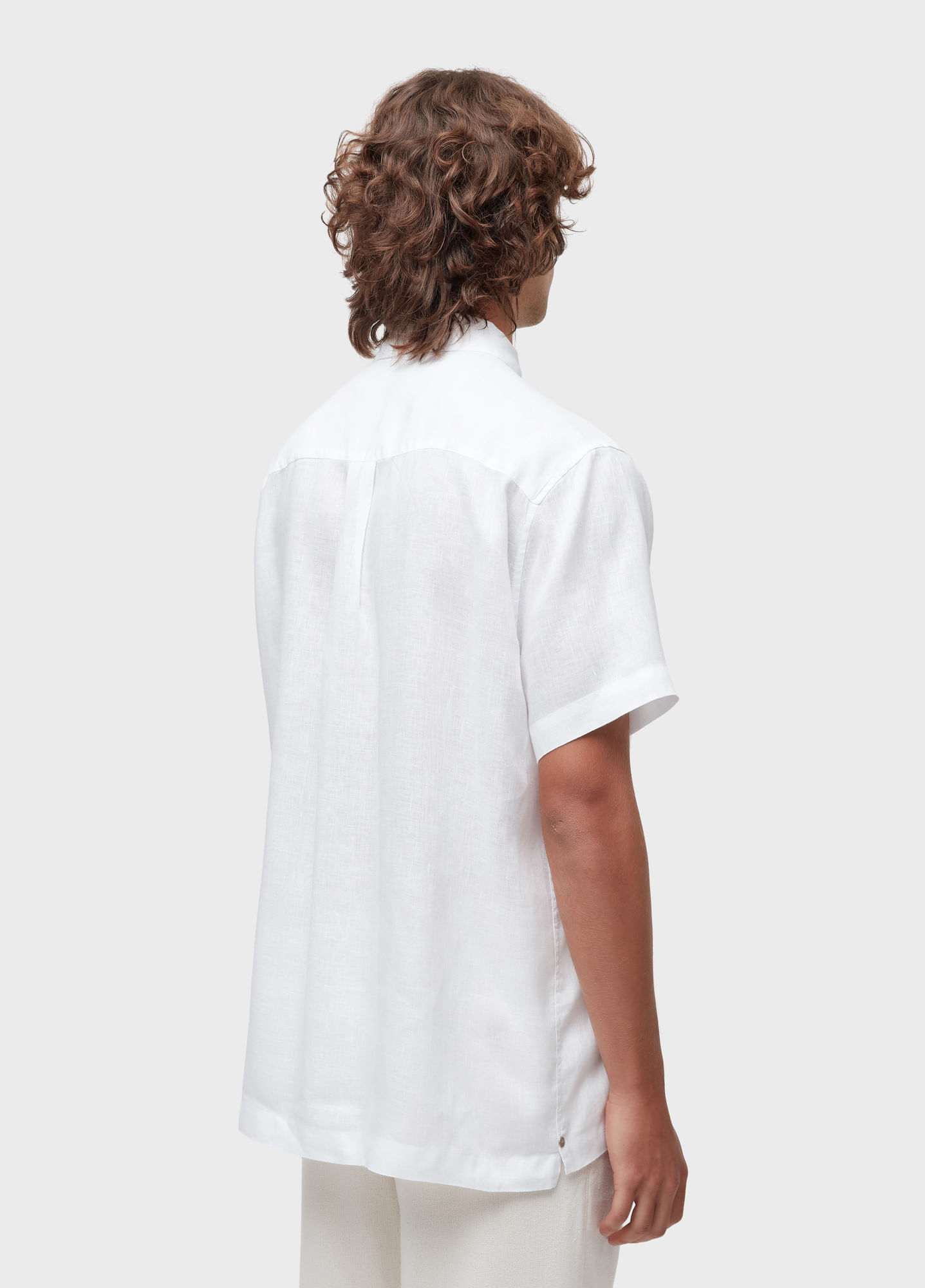 Camisa linen lace MC