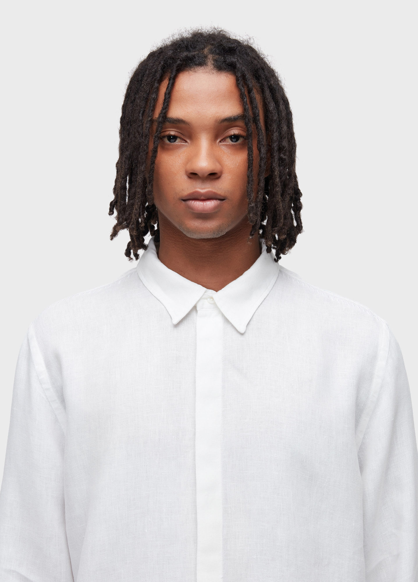 Camisa linen stitched ML