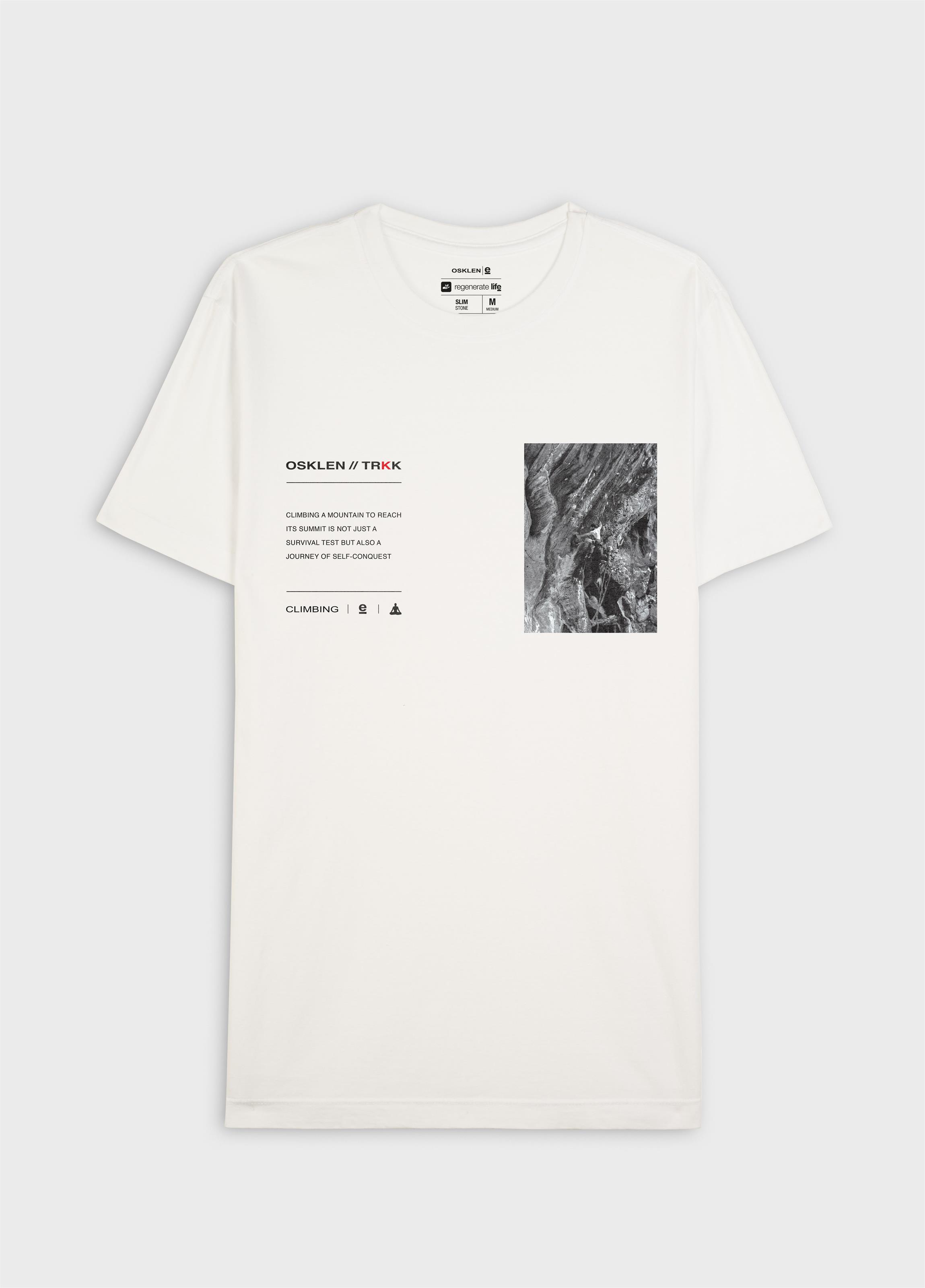 T-shirt slim stone climbing MC