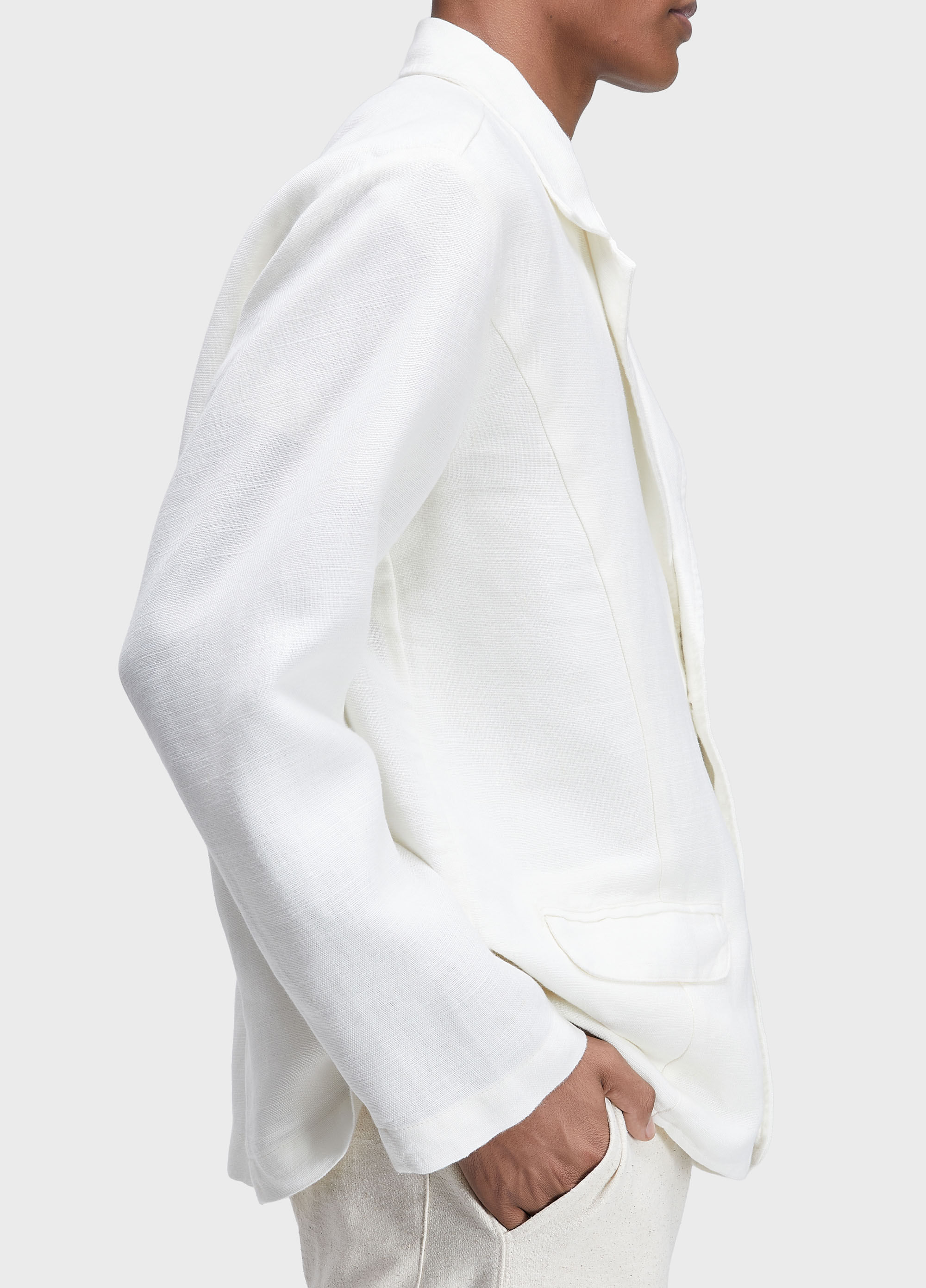 Blazer alfaiataria linen