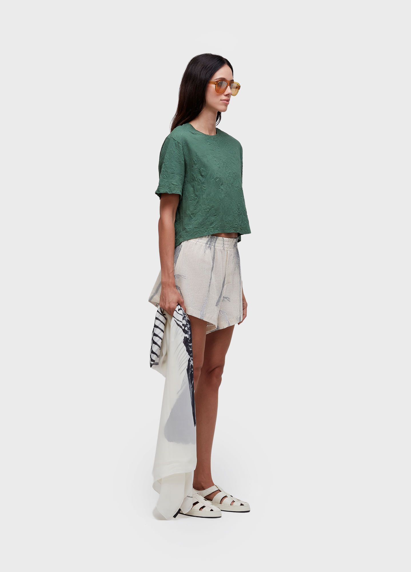 Short tela coqueiro