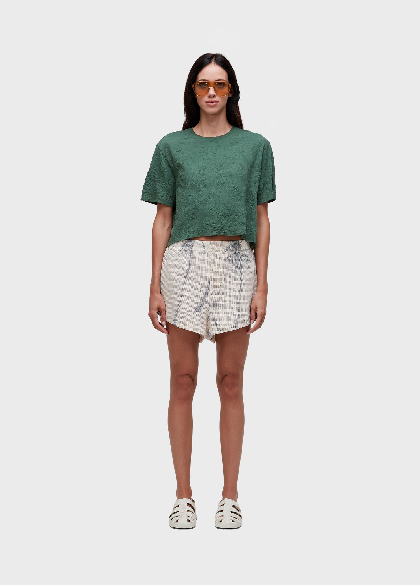 Short tela coqueiro