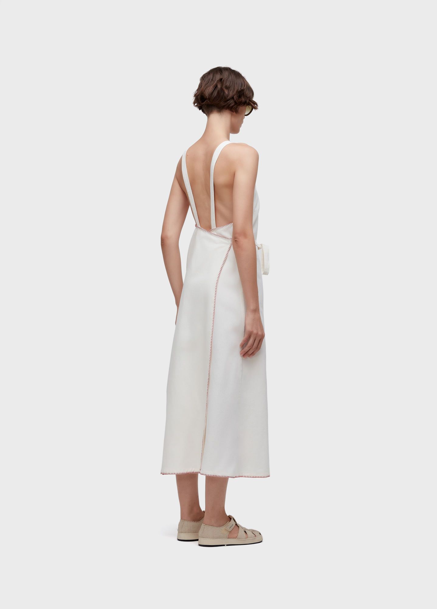 Vestido transpassado knot