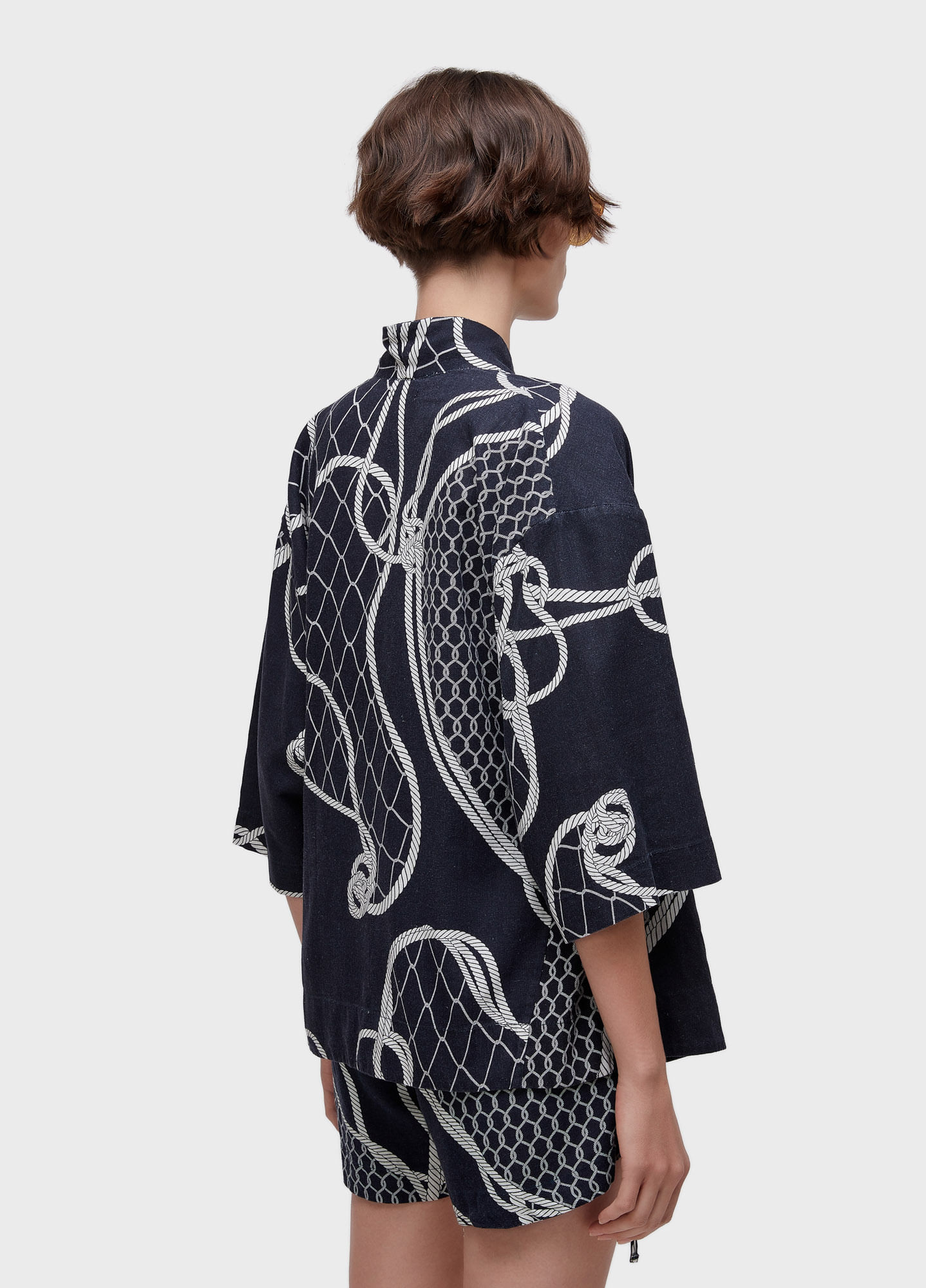 Kimono knot blue