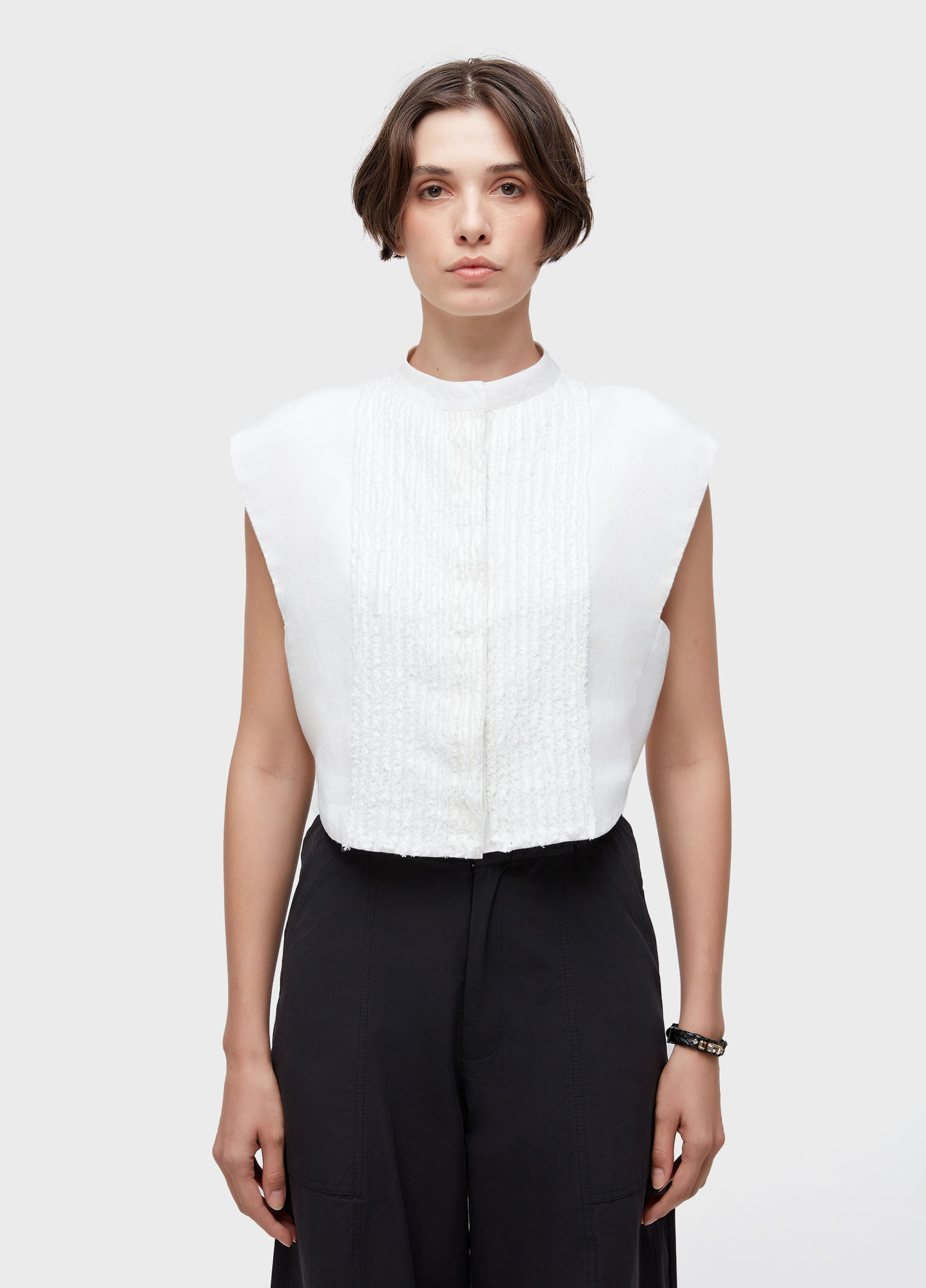 Blusa MC smoking vies