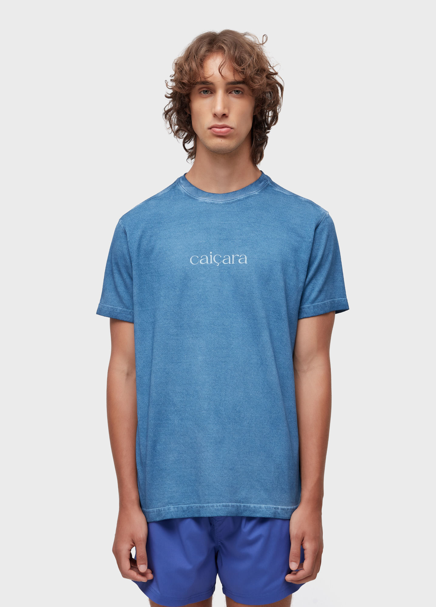 T-shirt caiçara embroidered watercolor M
