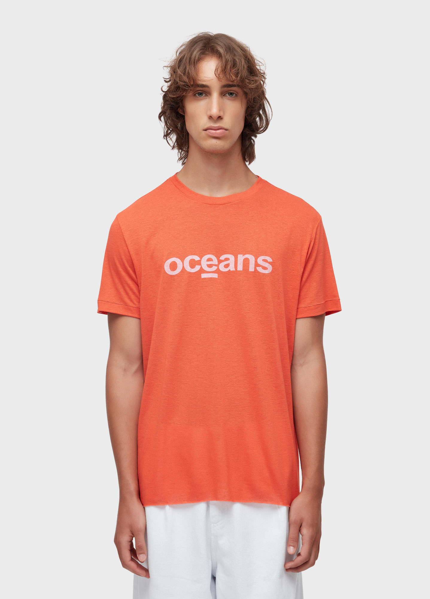 T-shirt oceans linen MC